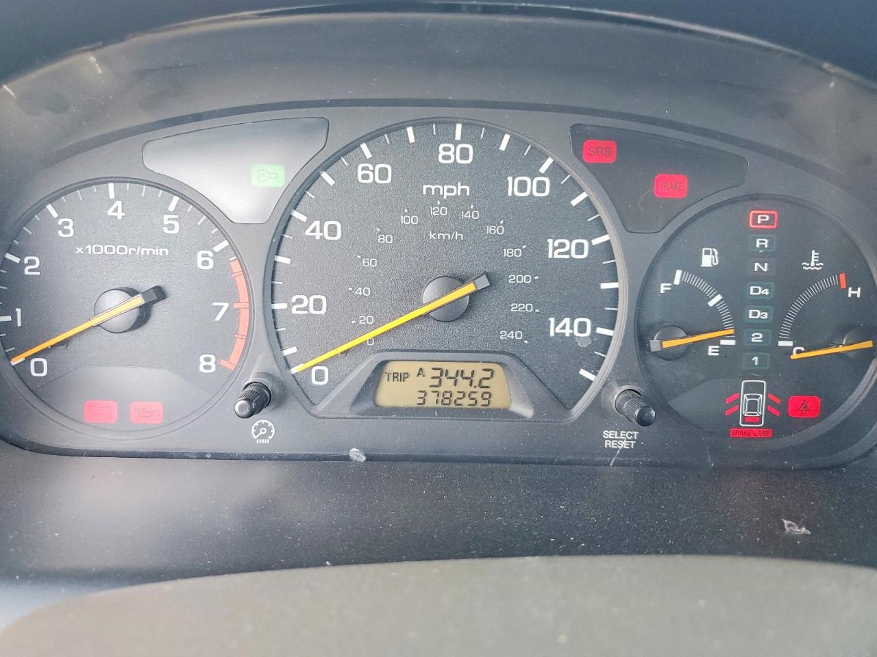 1998 Honda Accord Ex Черный vin: 1HGCG1656WA060368