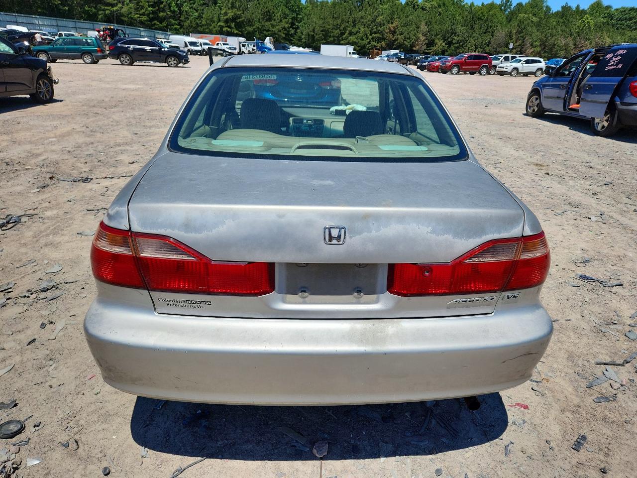 1999 Honda Accord Ex Gray vin: 1HGCG1656XA065541