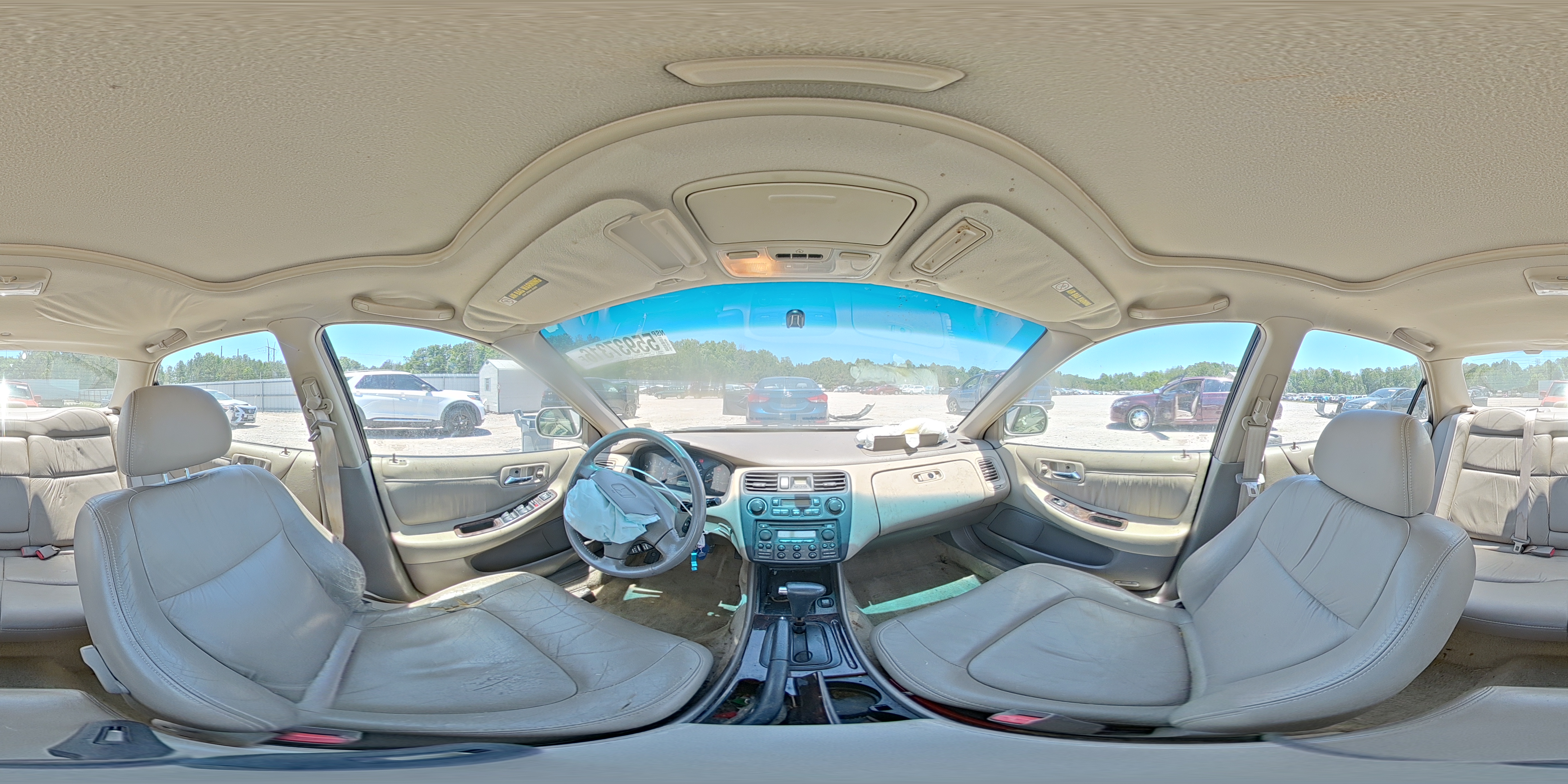 1999 Honda Accord Ex Gray vin: 1HGCG1656XA065541