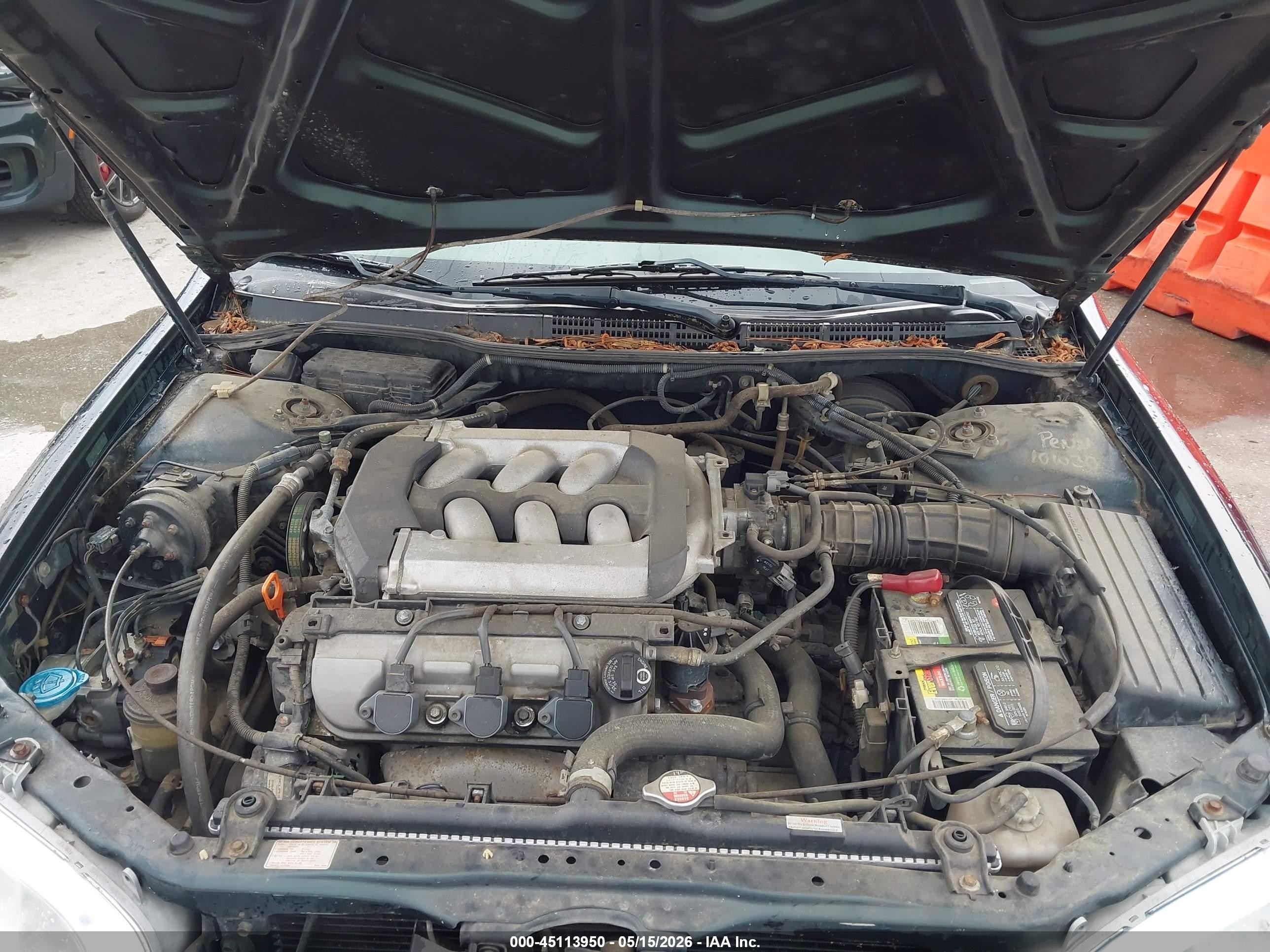 2000 Honda Accord 3.0 Ex Black vin: 1HGCG1656YA015093