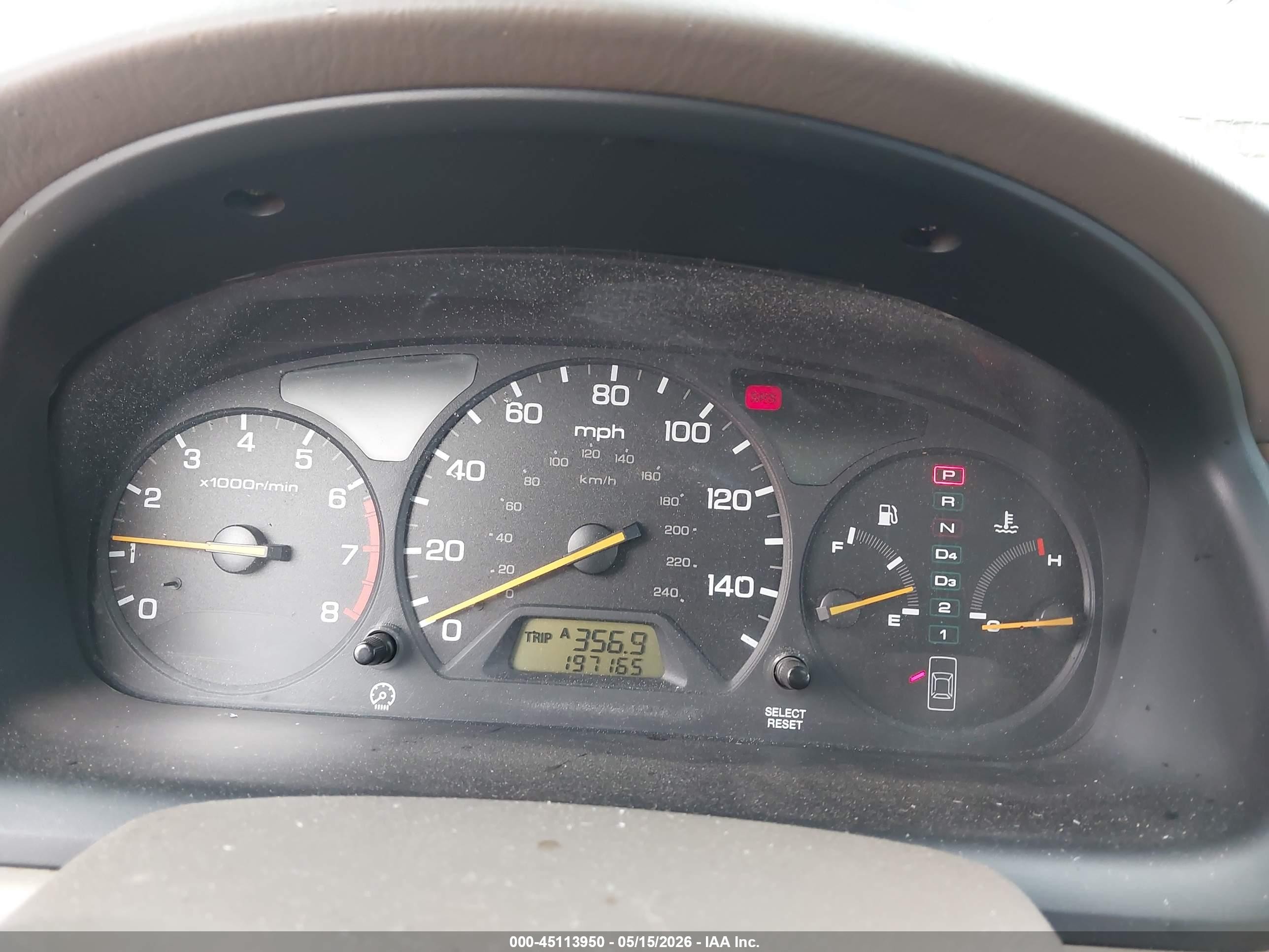 2000 Honda Accord 3.0 Ex Black vin: 1HGCG1656YA015093