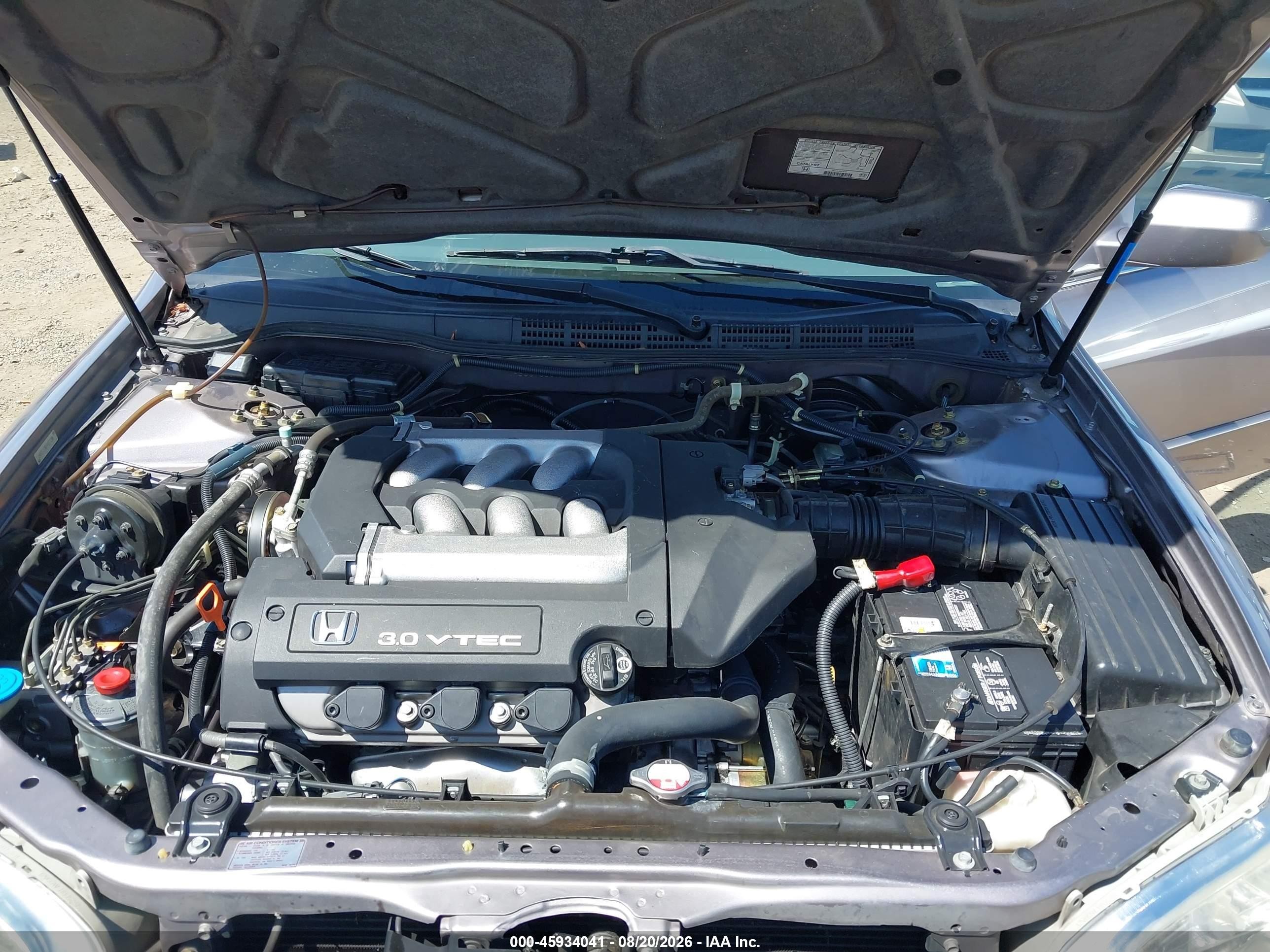 2000 Honda Accord 3.0 Ex Silver vin: 1HGCG1656YA037899