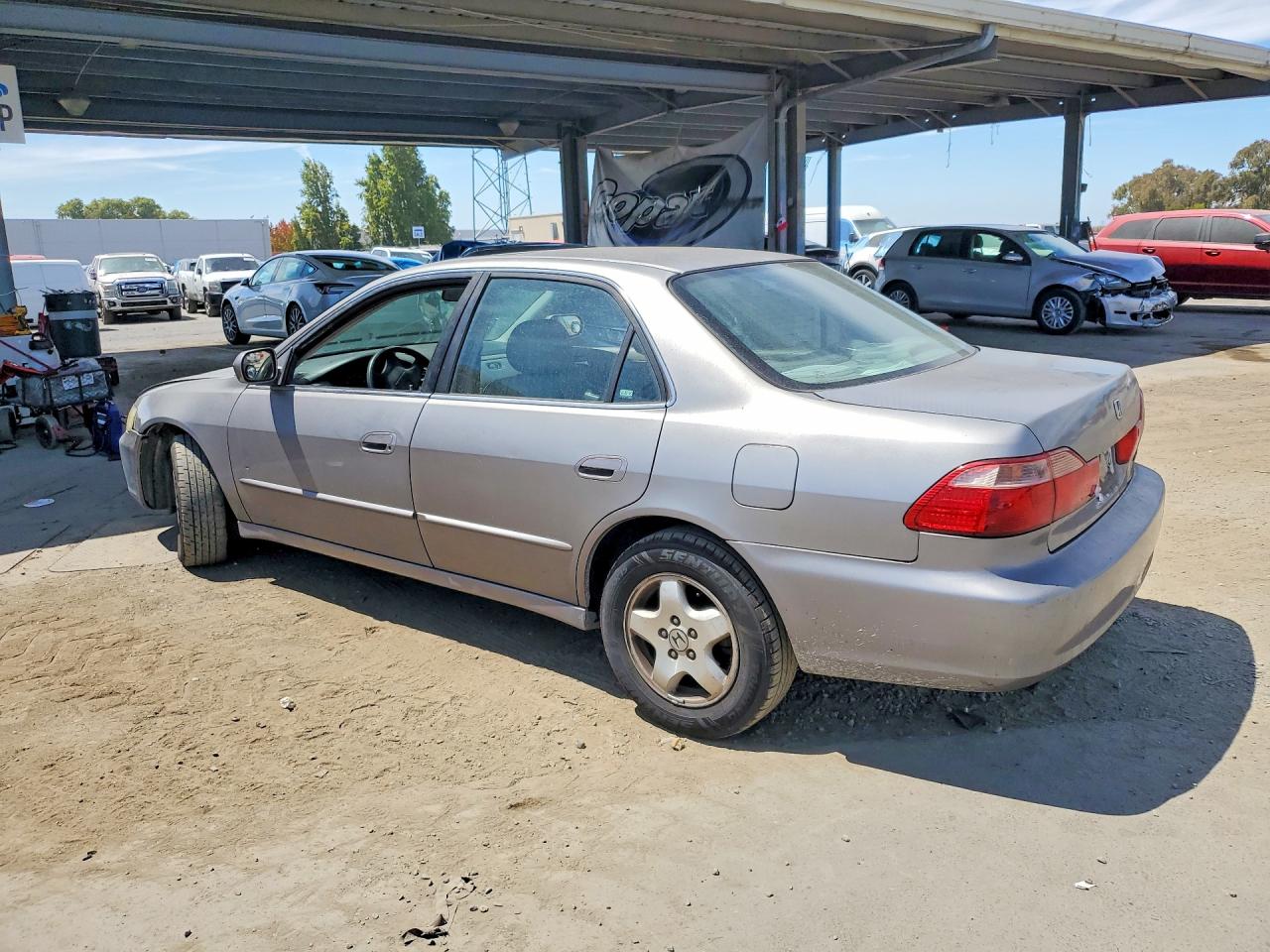 2000 Honda Accord Ex Gray vin: 1HGCG1656YA101701