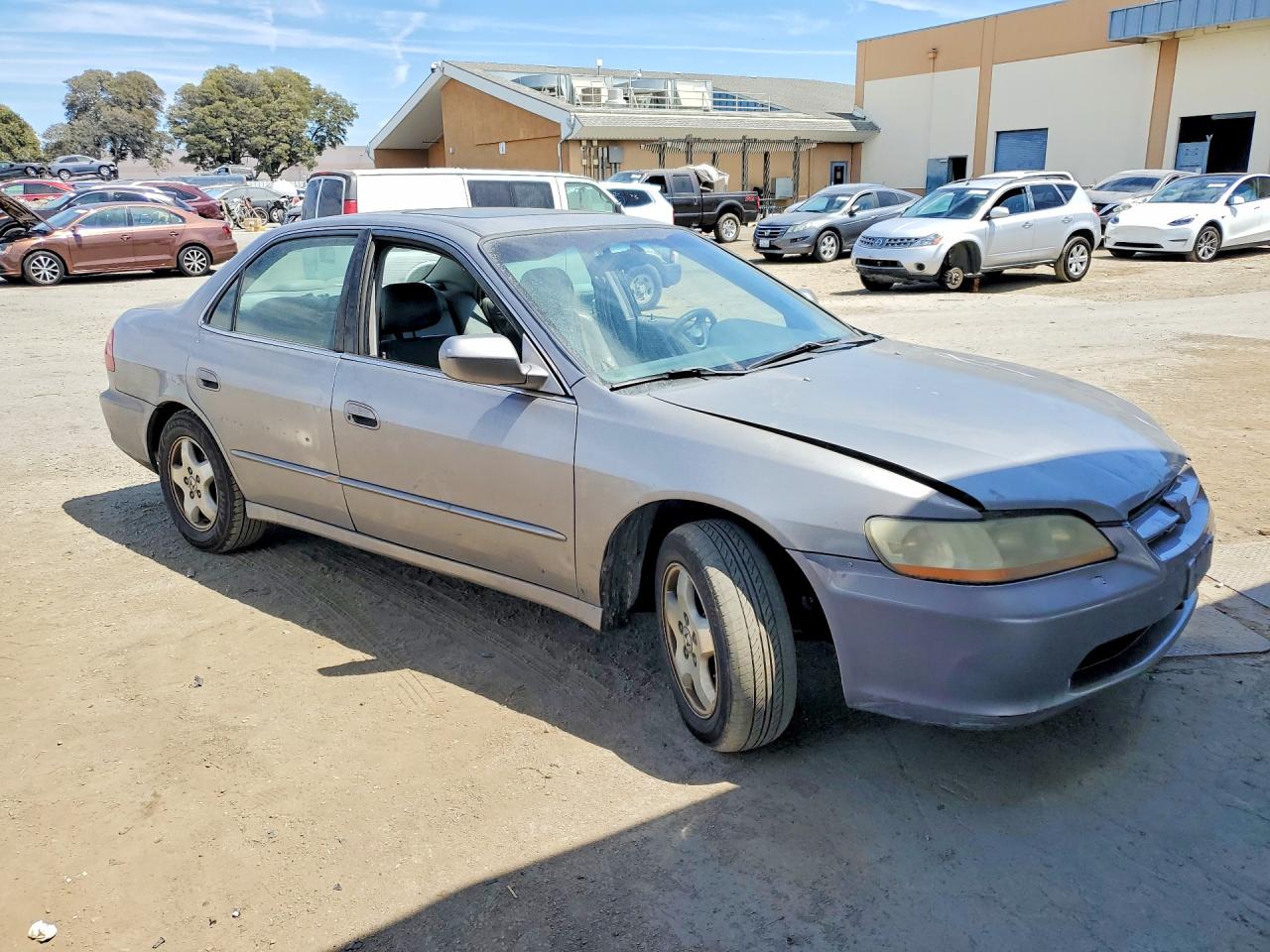 2000 Honda Accord Ex Gray vin: 1HGCG1656YA101701