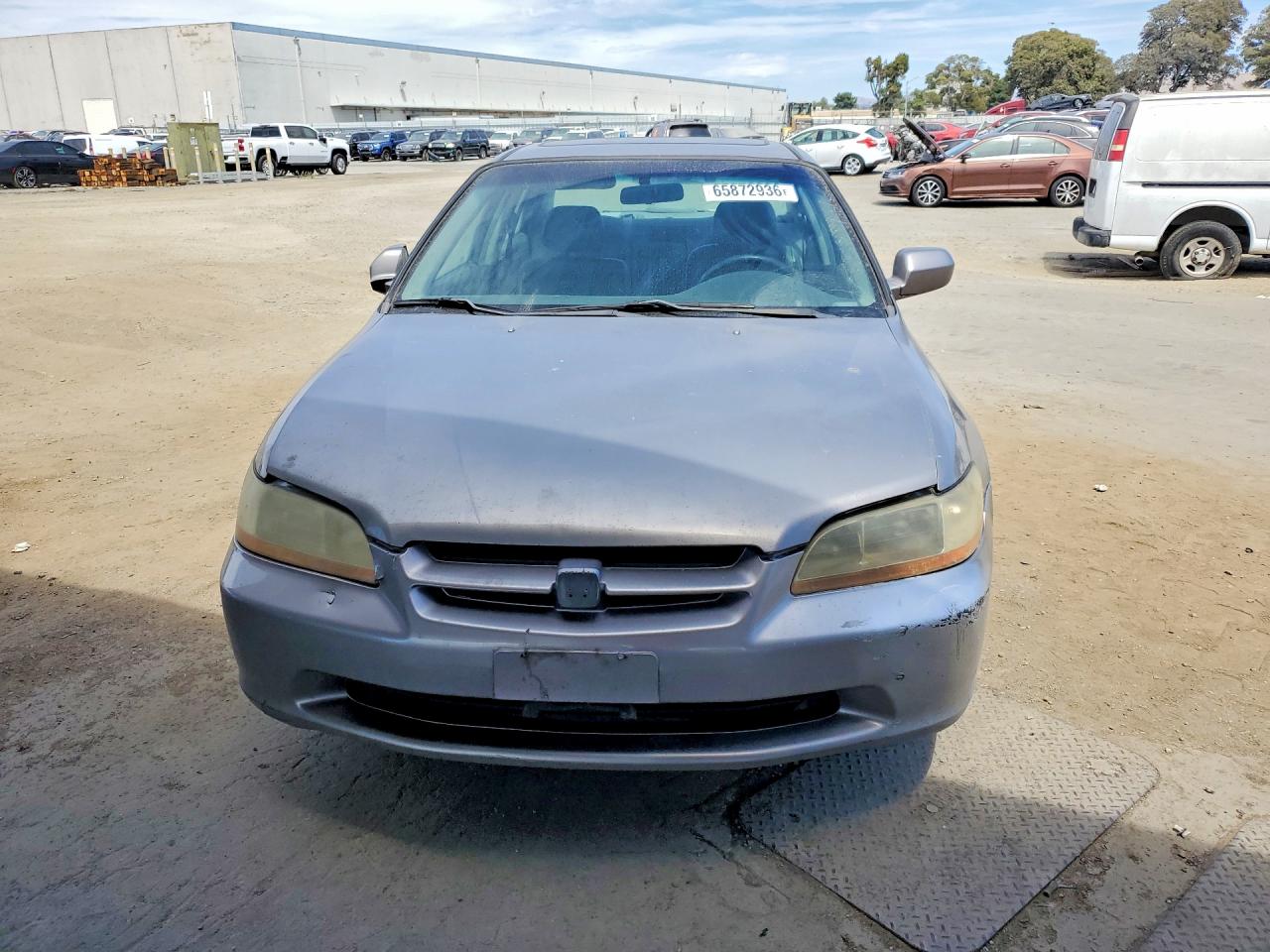 2000 Honda Accord Ex Gray vin: 1HGCG1656YA101701