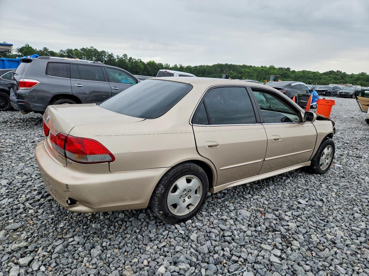 2001 Honda Accord Ex Beige vin: 1HGCG16571A009275