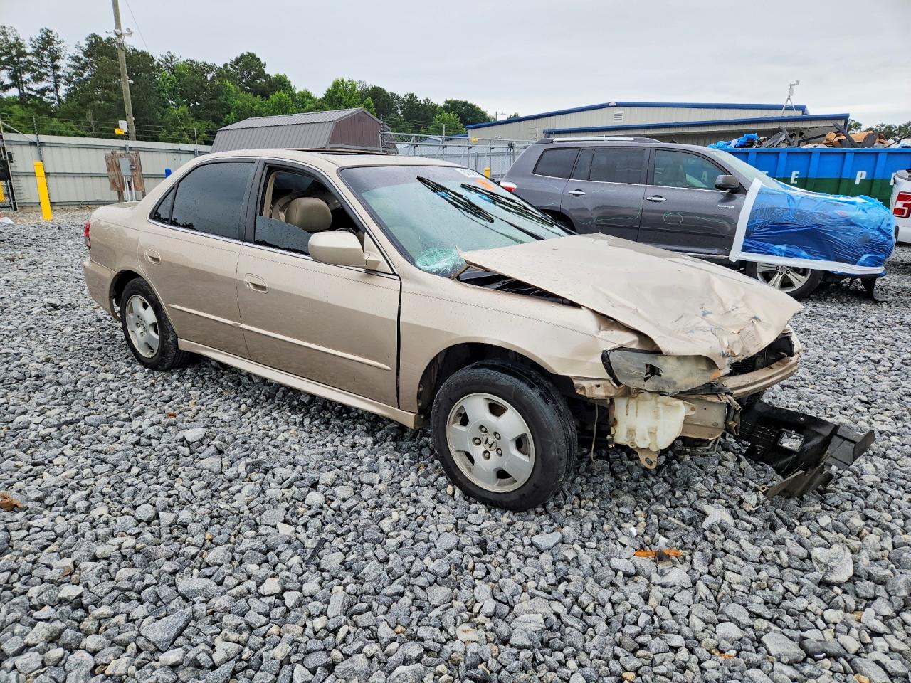 2001 Honda Accord Ex Beige vin: 1HGCG16571A009275