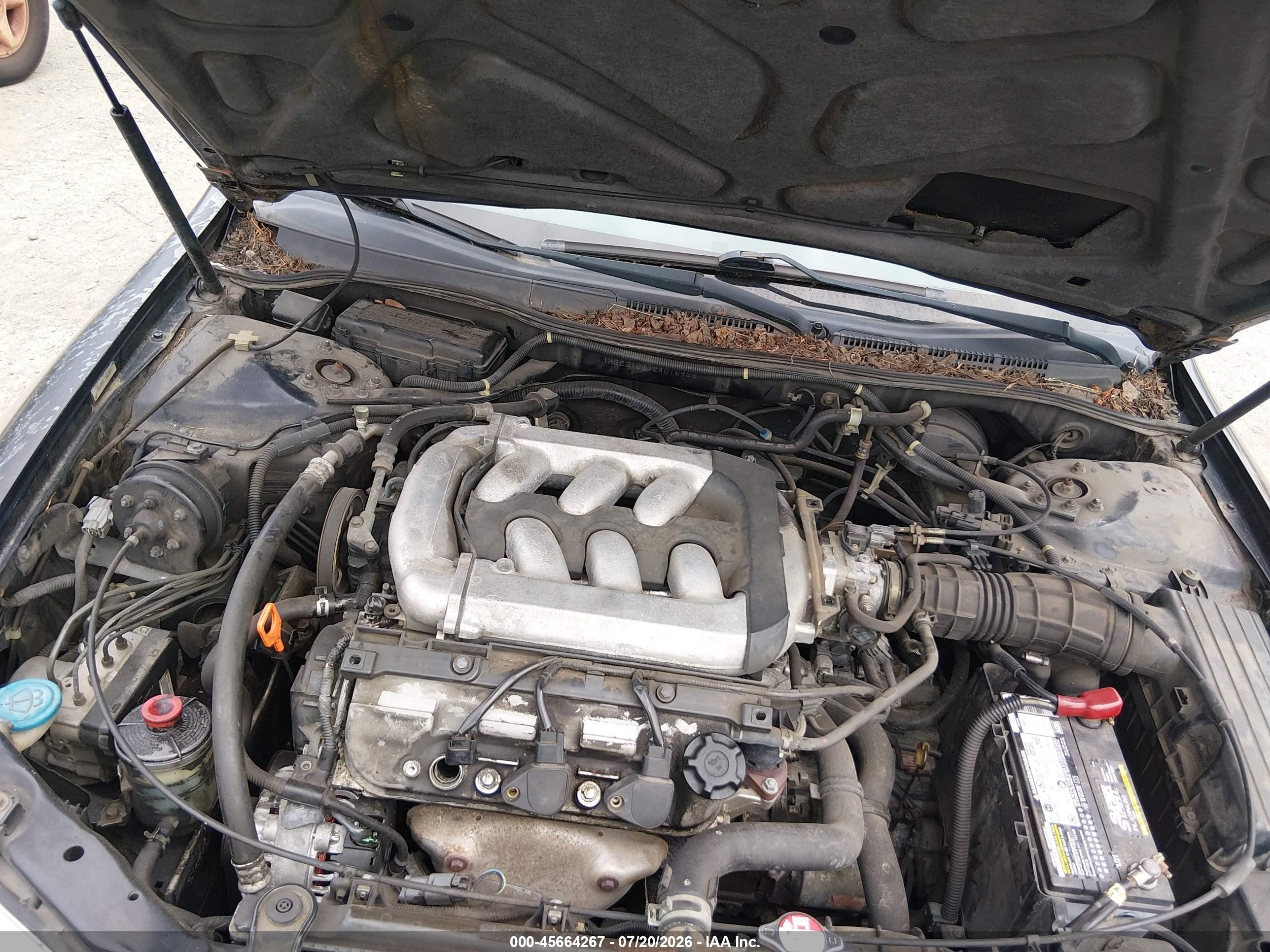 2002 Honda Accord 3.0 Ex Black vin: 1HGCG16572A015966