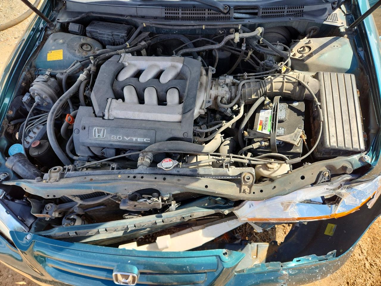 2002 Honda Accord Ex Зеленый vin: 1HGCG16572A021413