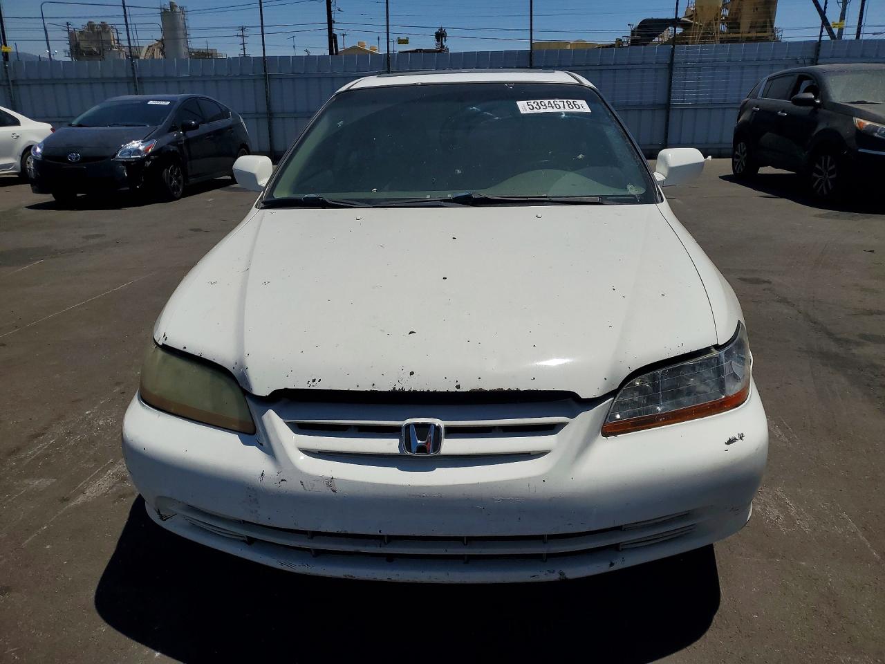 2002 Honda Accord Ex White vin: 1HGCG16572A058610
