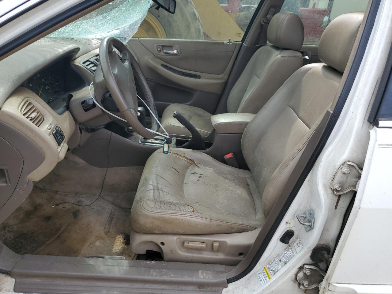 2002 Honda Accord Ex White vin: 1HGCG16572A076735