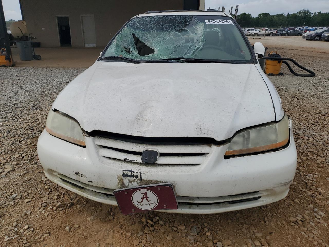 2002 Honda Accord Ex White vin: 1HGCG16572A076735