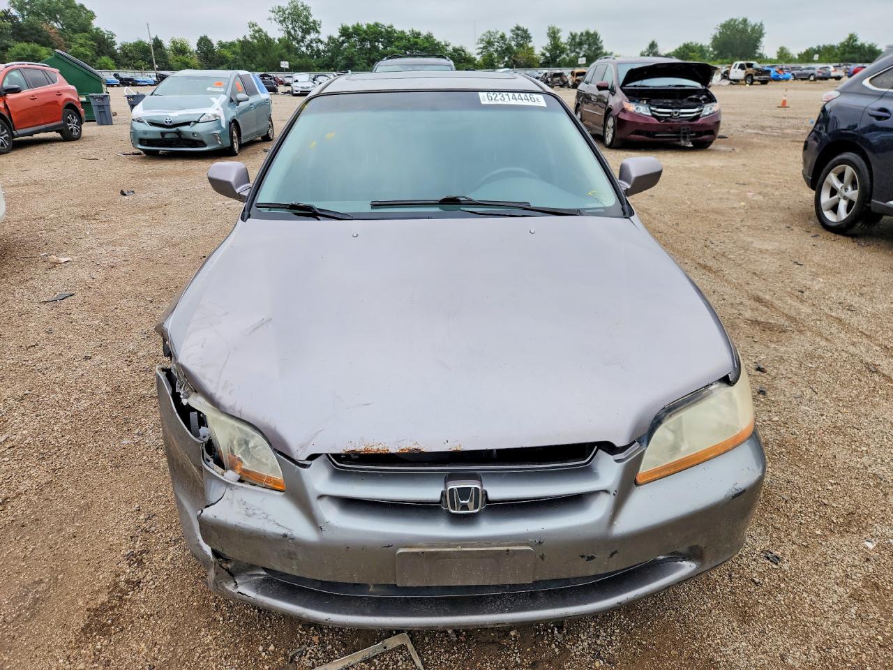 2000 Honda Accord Ex Gray vin: 1HGCG1657YA060480