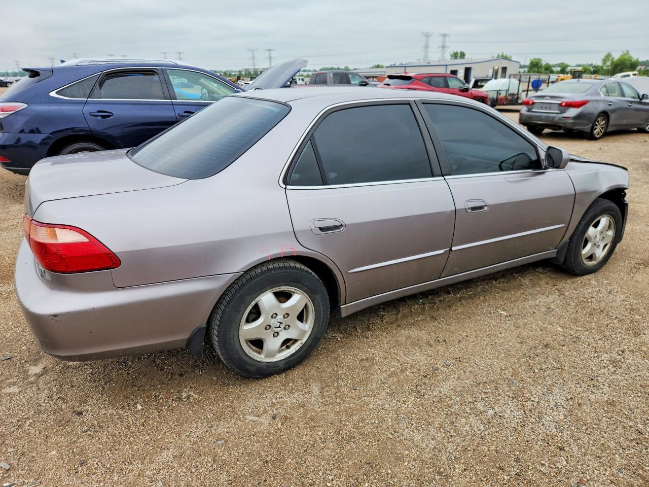 2000 Honda Accord Ex Gray vin: 1HGCG1657YA060480