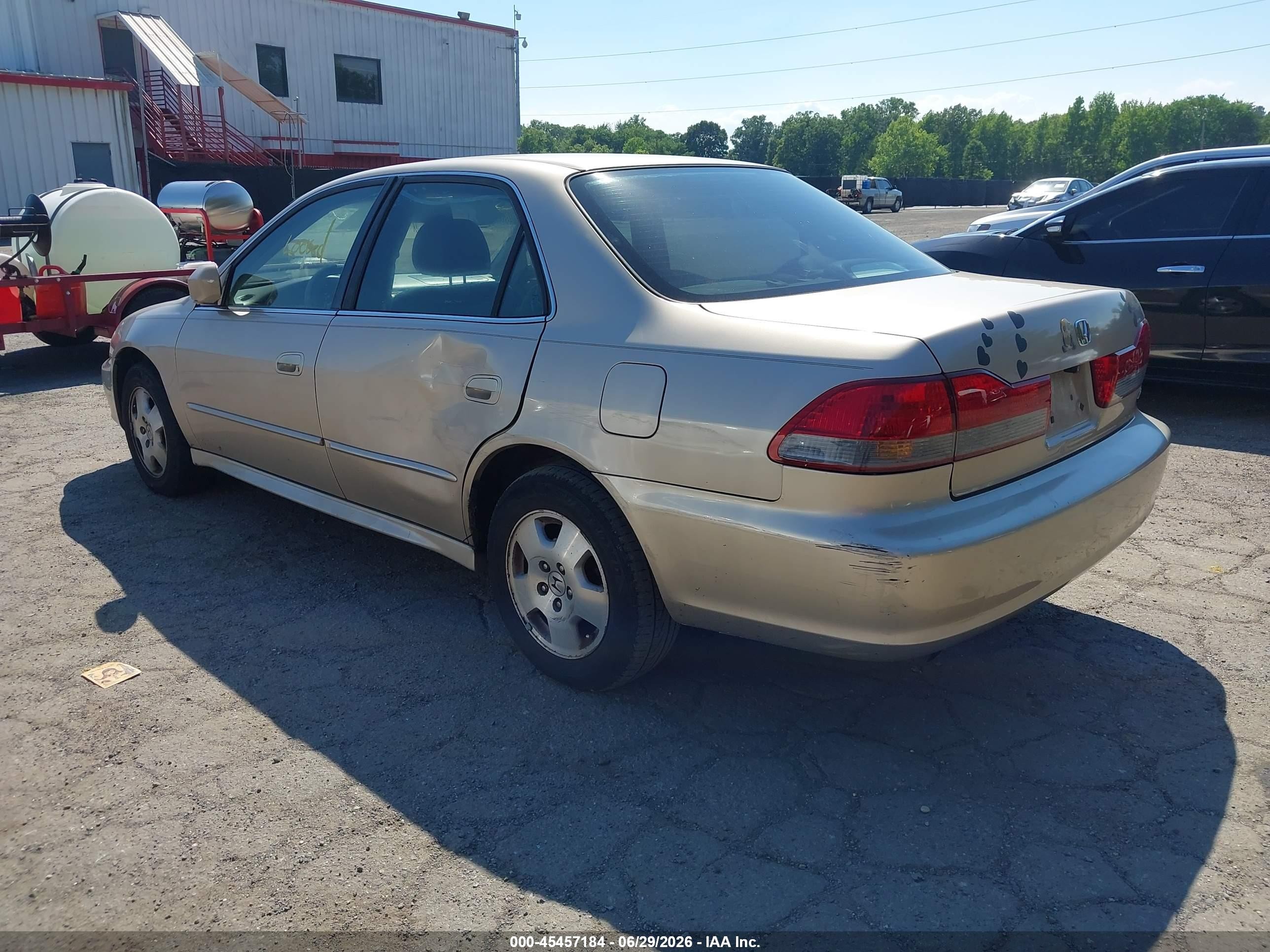 2001 Honda Accord 3.0 Ex Gold vin: 1HGCG16581A012654