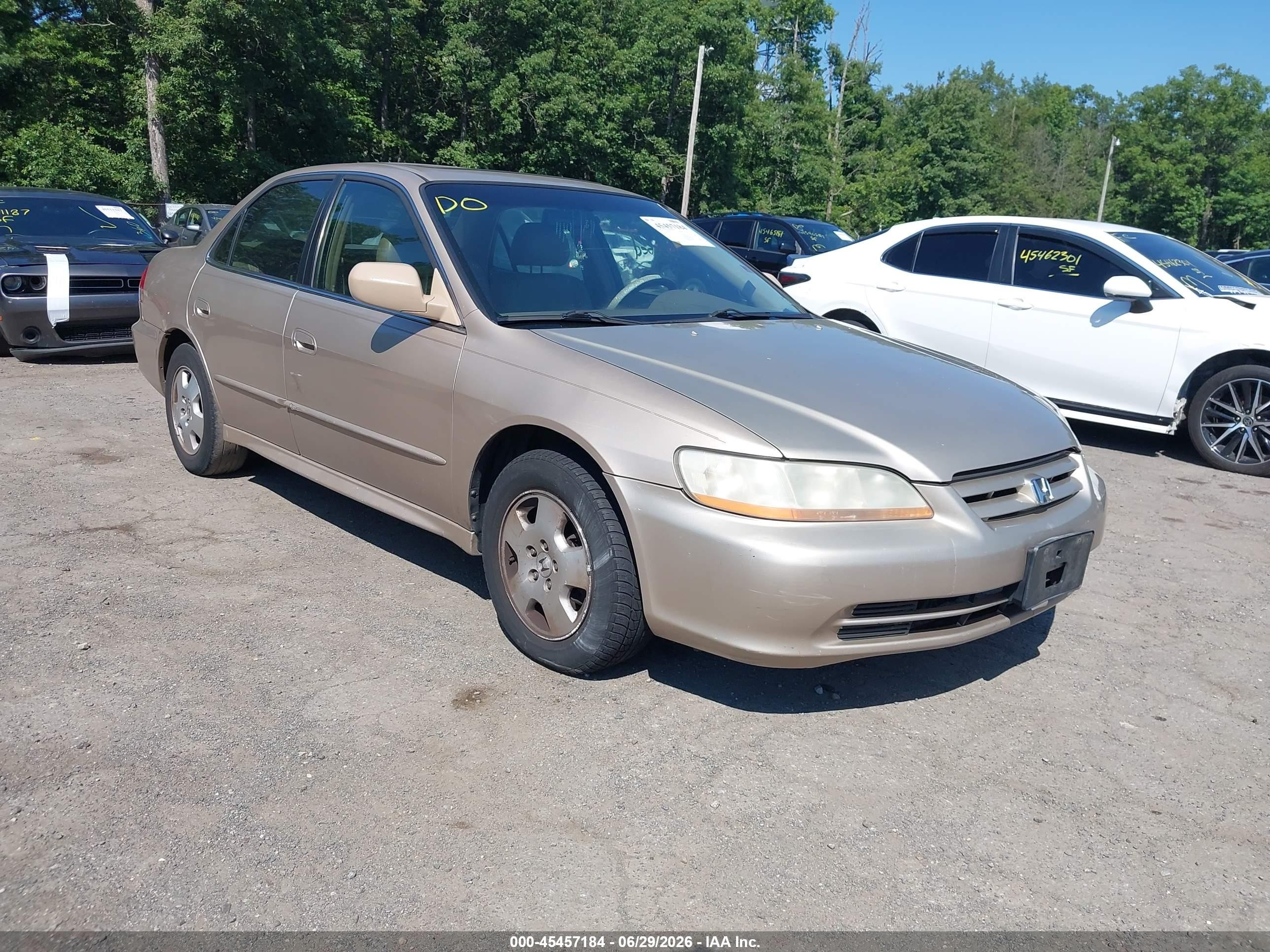 2001 Honda Accord 3.0 Ex Gold vin: 1HGCG16581A012654