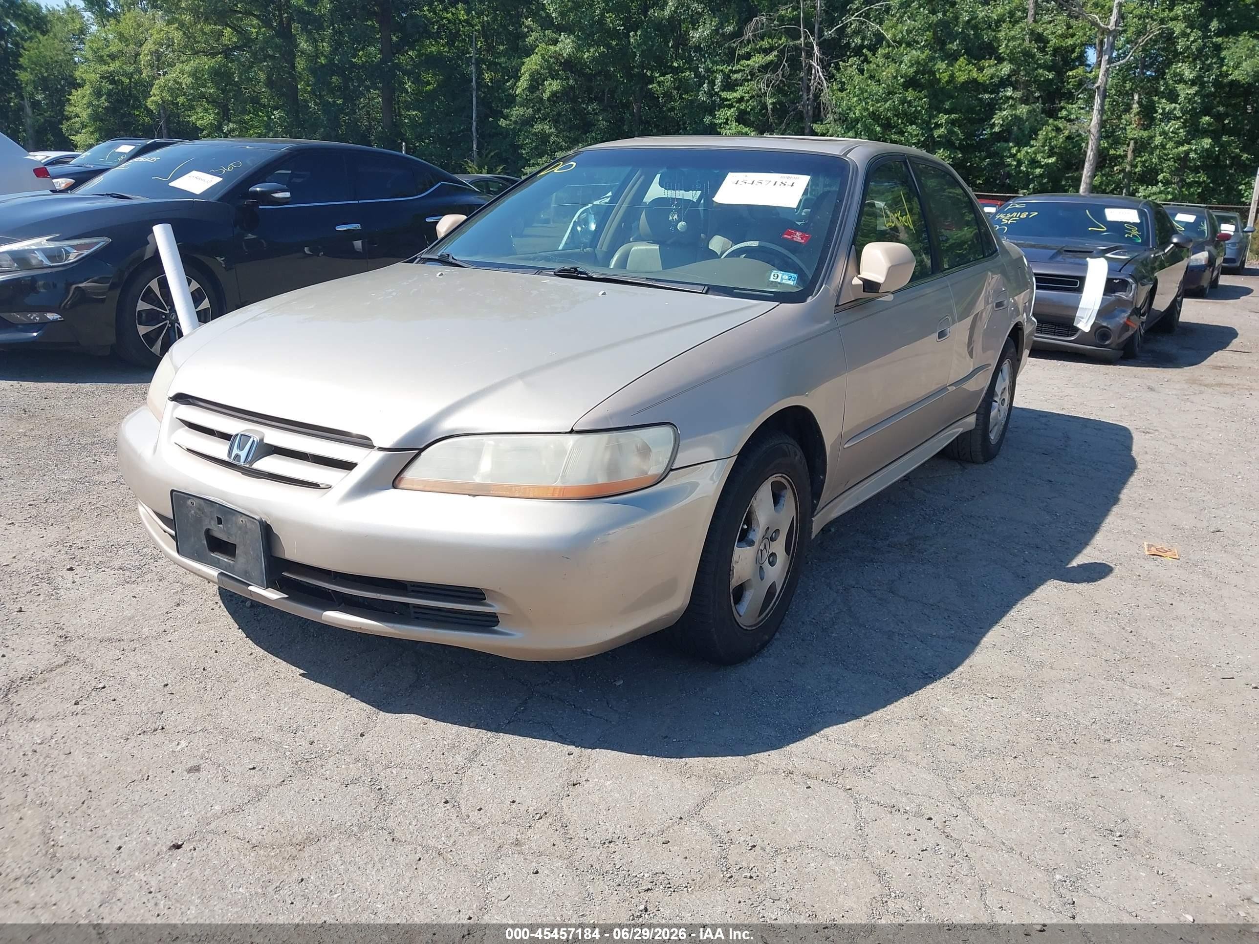 2001 Honda Accord 3.0 Ex Gold vin: 1HGCG16581A012654
