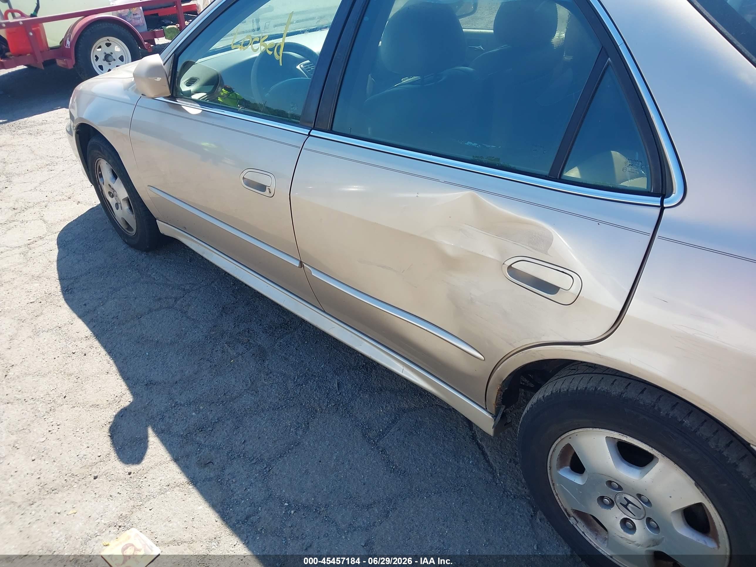 2001 Honda Accord 3.0 Ex Gold vin: 1HGCG16581A012654