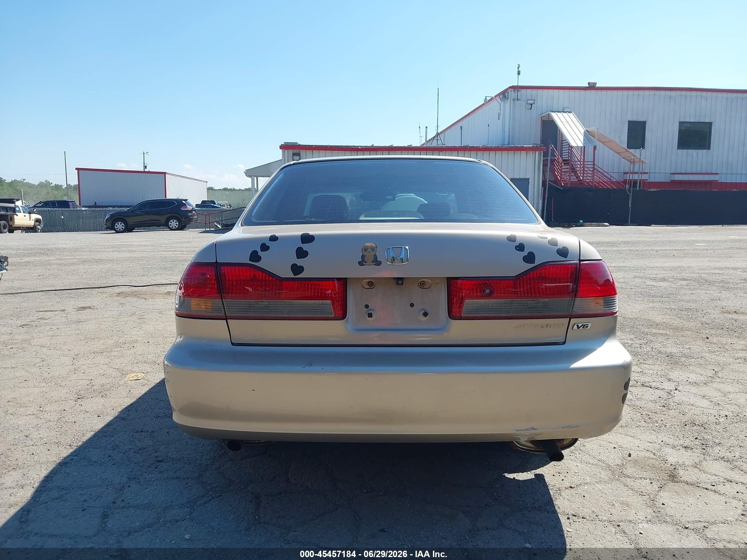 2001 Honda Accord 3.0 Ex Gold vin: 1HGCG16581A012654