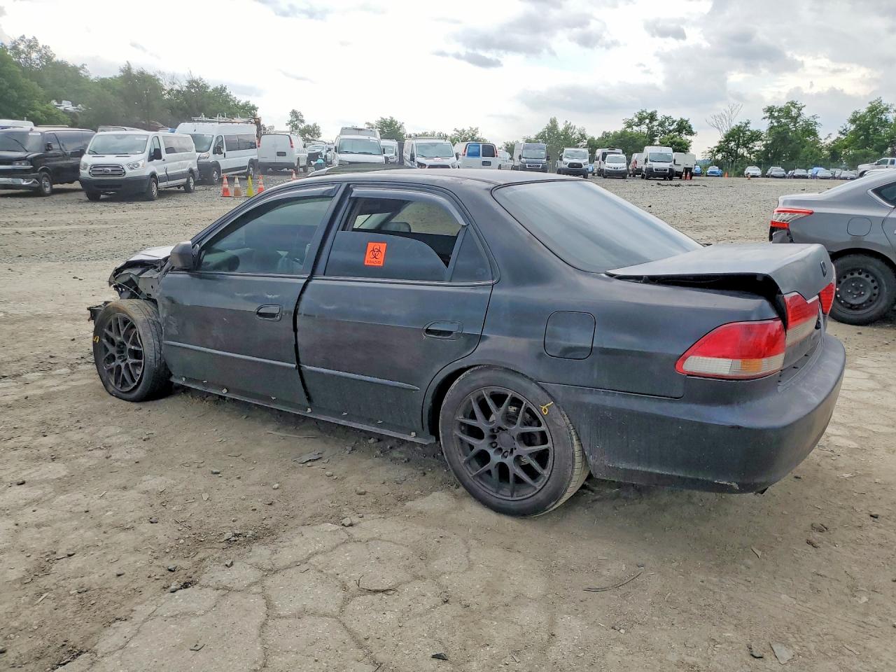 2001 Honda Accord Ex Black vin: 1HGCG16581A022021