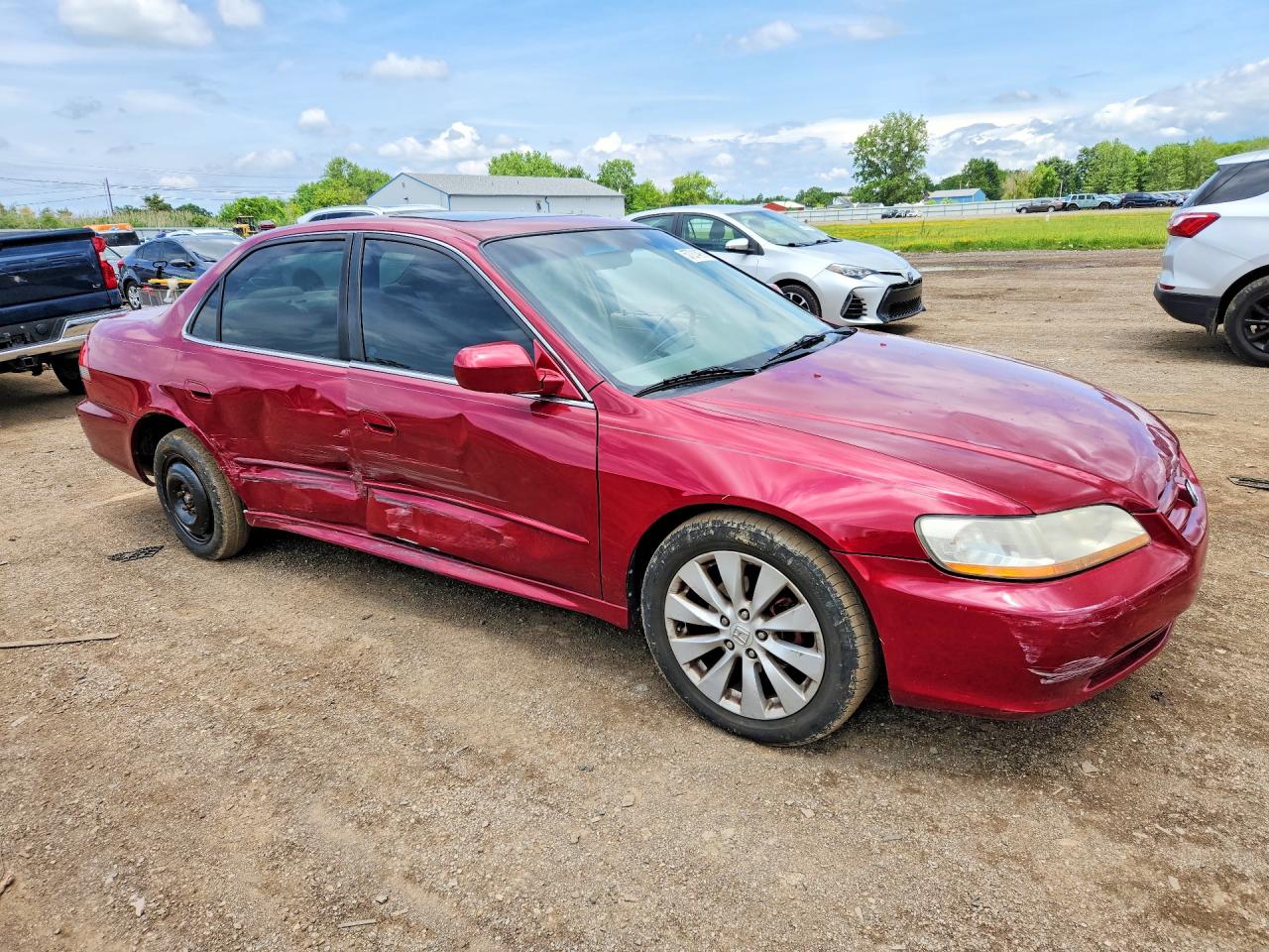 2001 Honda Accord Темно-бордовый vin: 1HGCG16581A030068