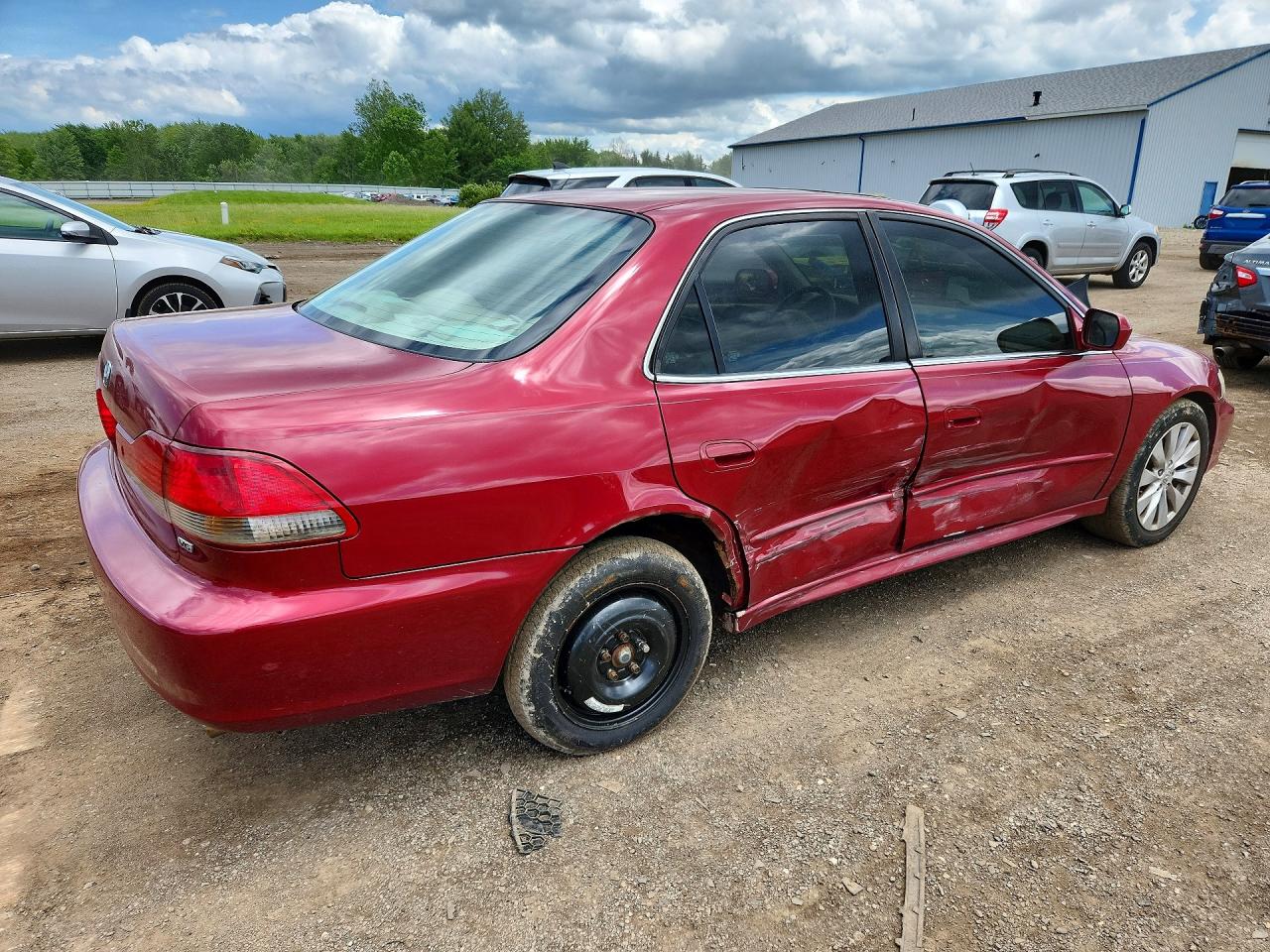 2001 Honda Accord Темно-бордовый vin: 1HGCG16581A030068