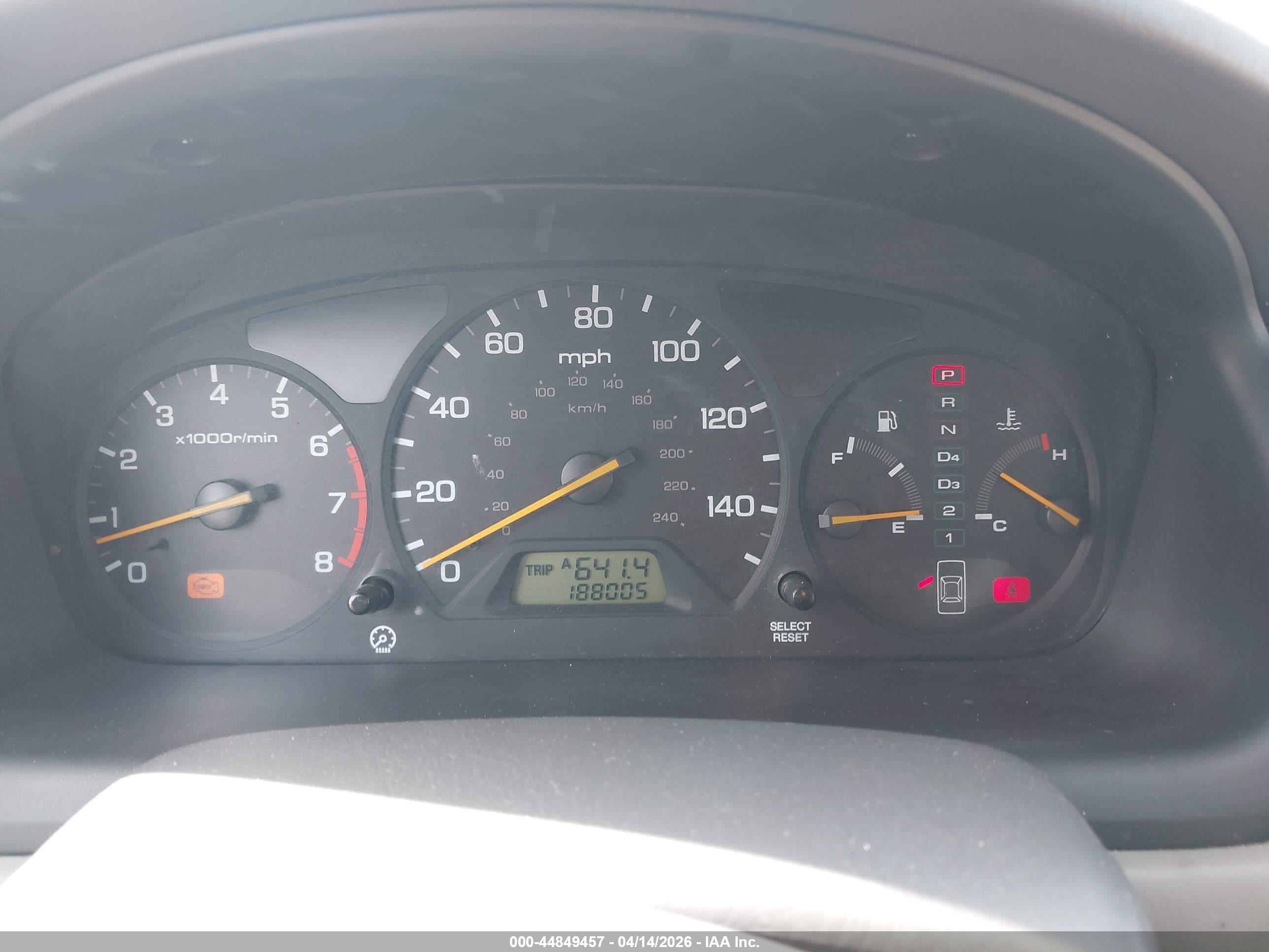 2001 Honda Accord 3.0 Ex Silver vin: 1HGCG16581A031317