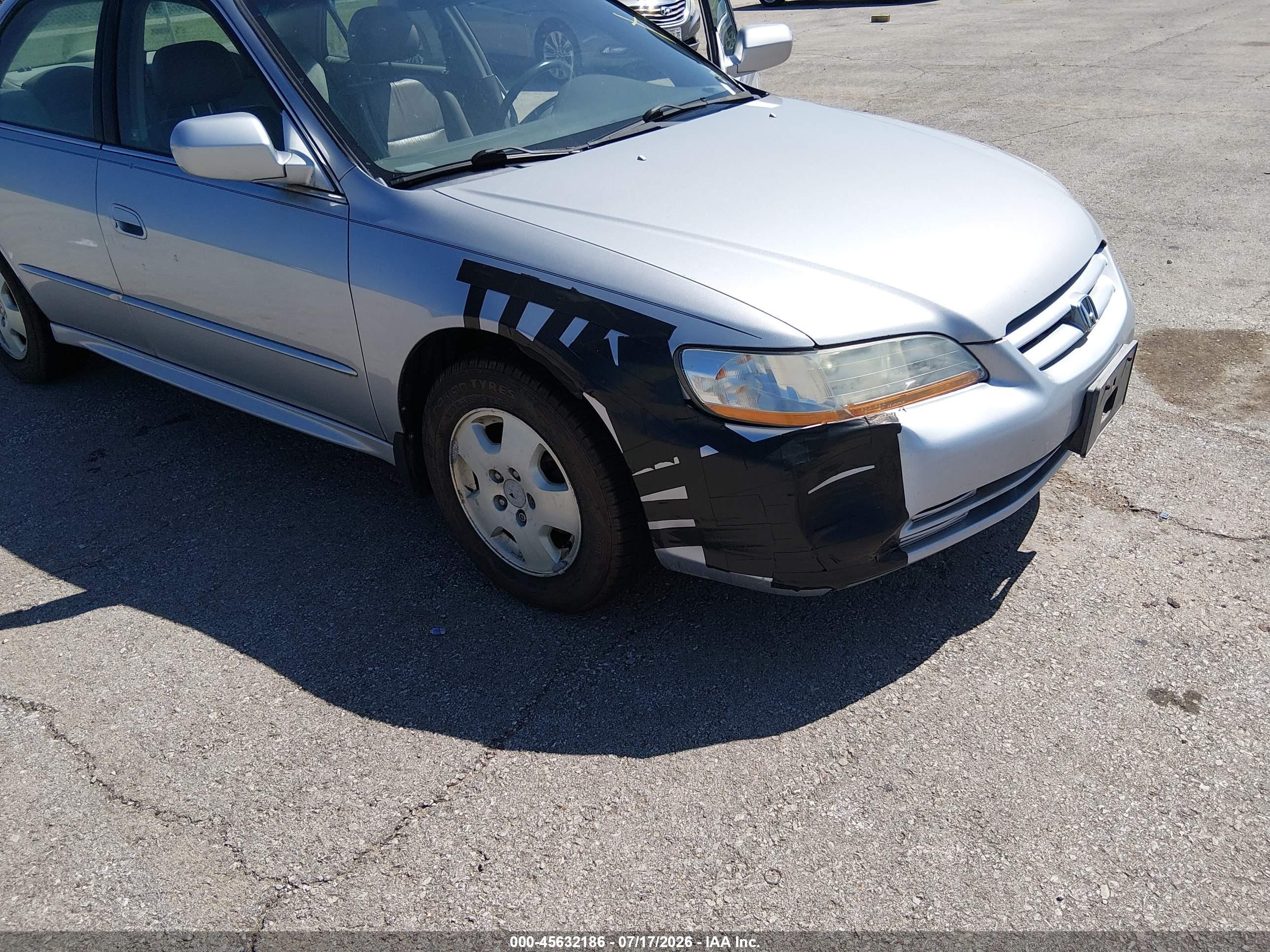 2001 Honda Accord 3.0 Ex Silver vin: 1HGCG16581A075706