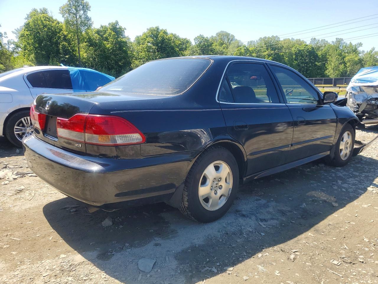 2001 Honda Accord Ex Black vin: 1HGCG16581A078377