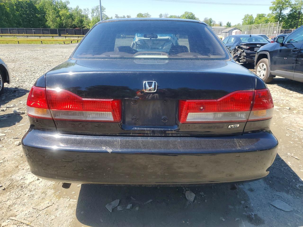 2001 Honda Accord Ex Black vin: 1HGCG16581A078377