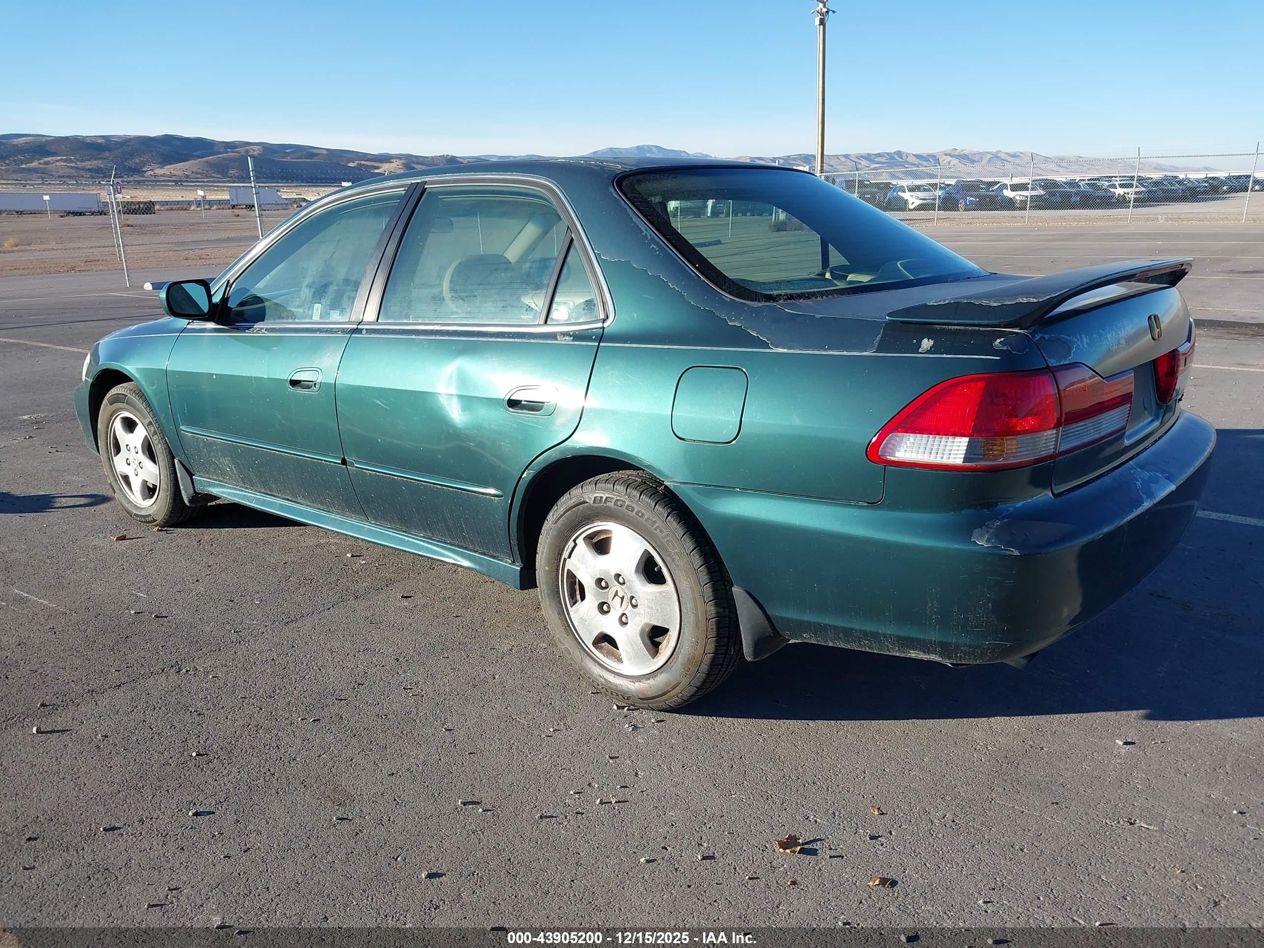 2002 Honda Accord 3.0 Ex Green vin: 1HGCG16582A047664