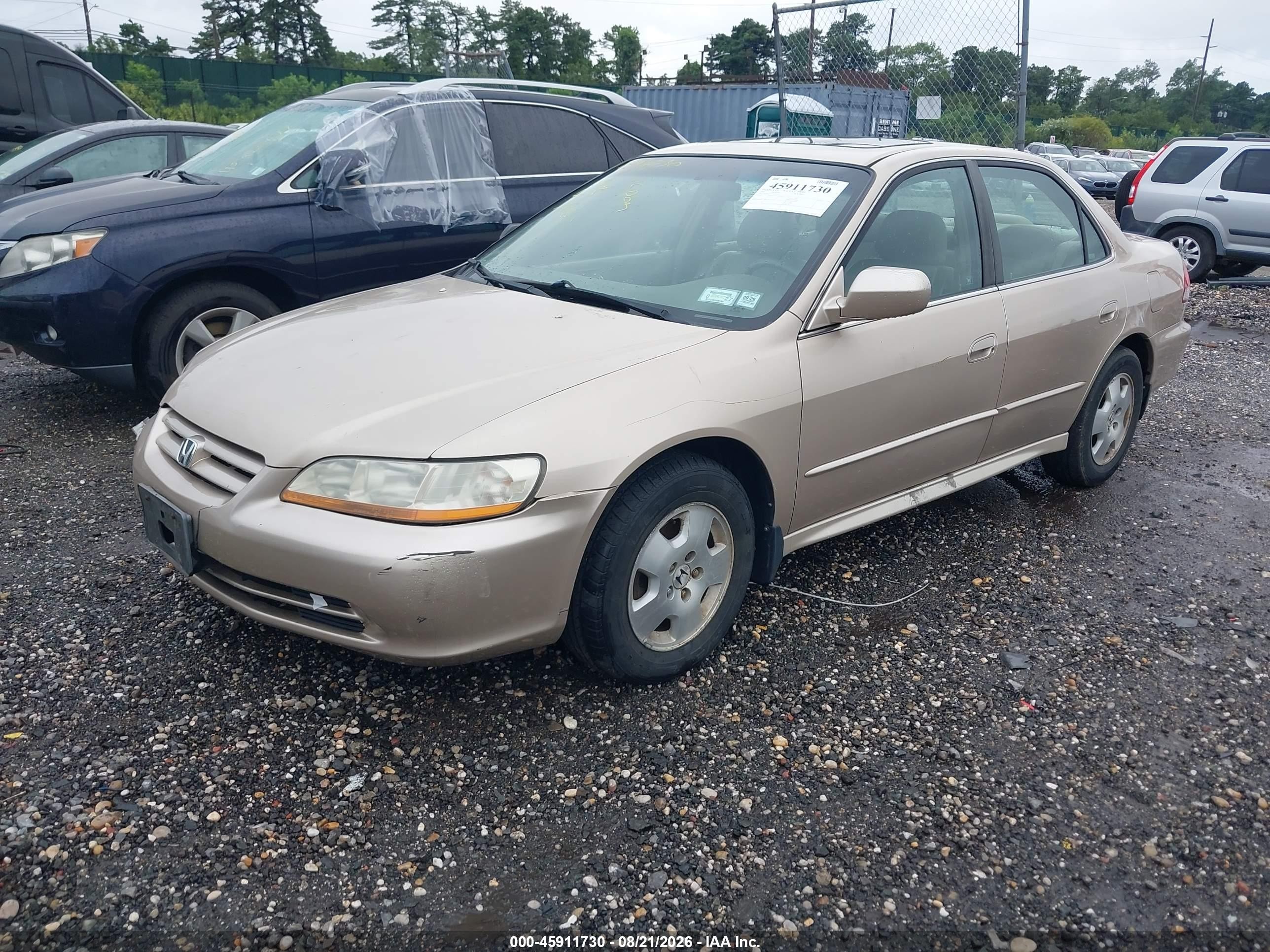 2001 Honda Accord 3.0 Ex Золотой vin: 1HGCG16591A031519