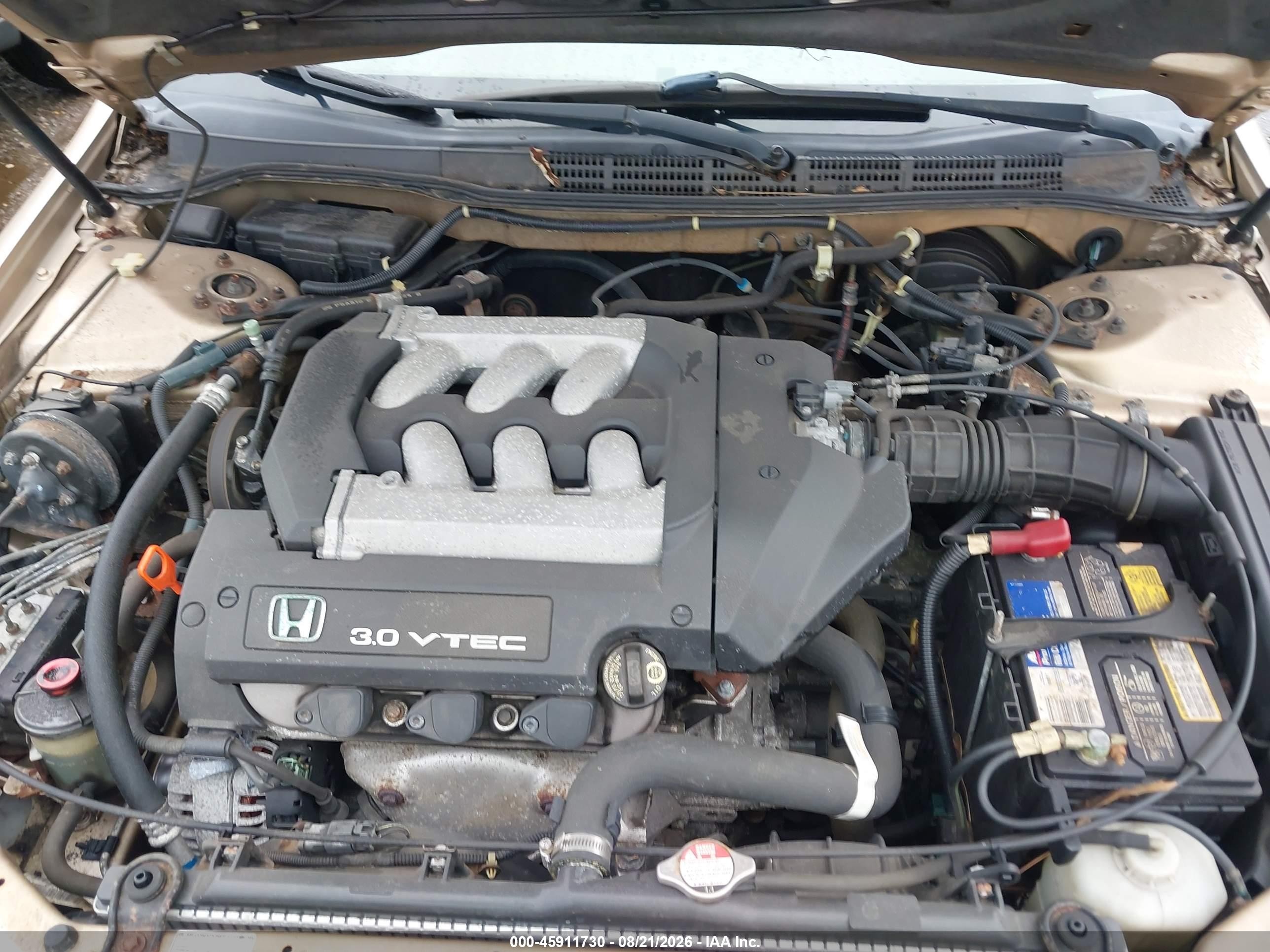 2001 Honda Accord 3.0 Ex Золотой vin: 1HGCG16591A031519