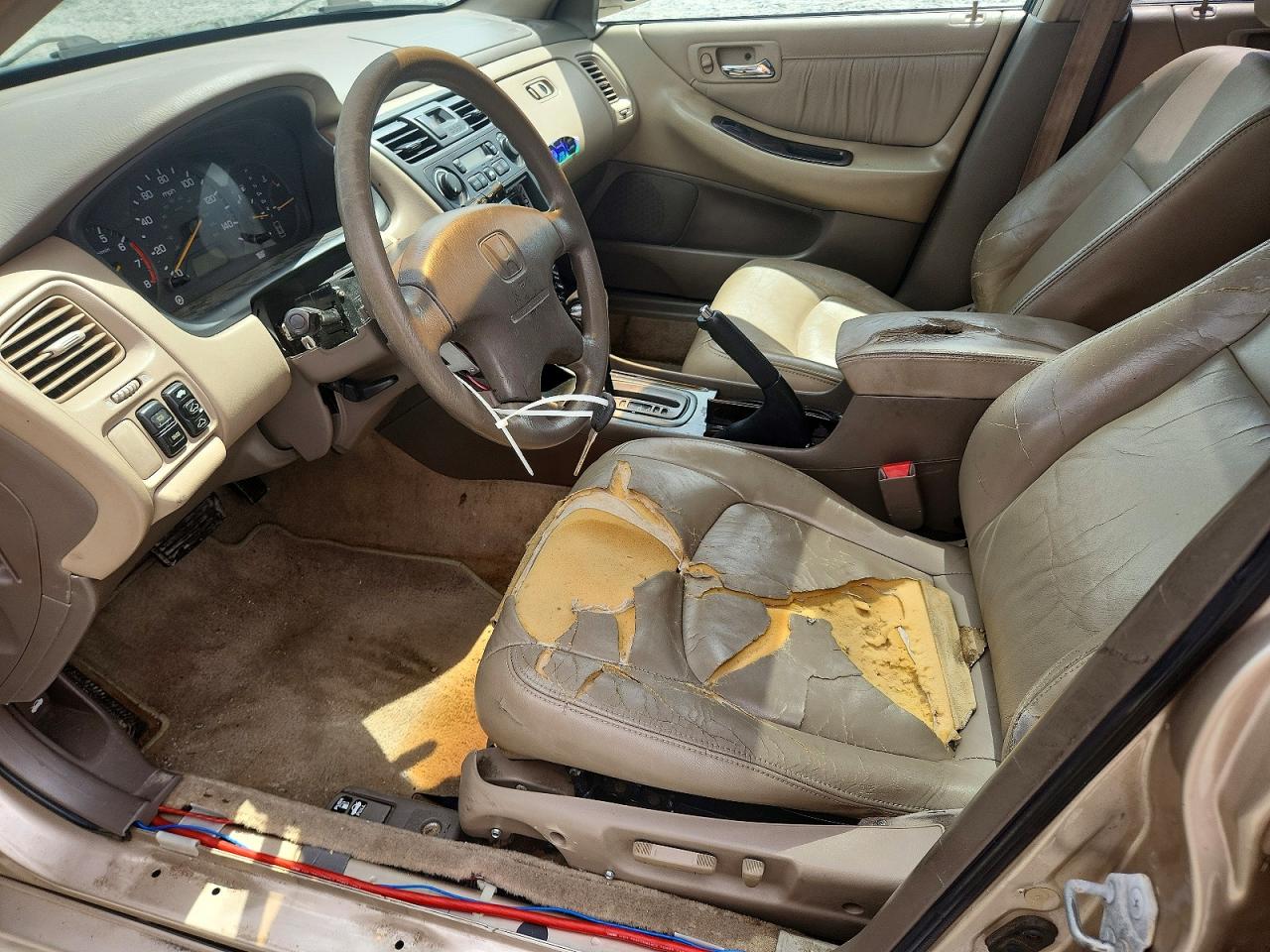 2001 Honda Accord Ex Tan vin: 1HGCG16591A038938