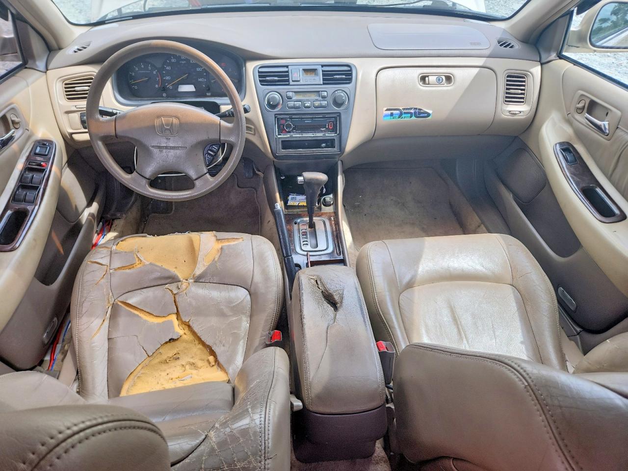 2001 Honda Accord Ex Tan vin: 1HGCG16591A038938
