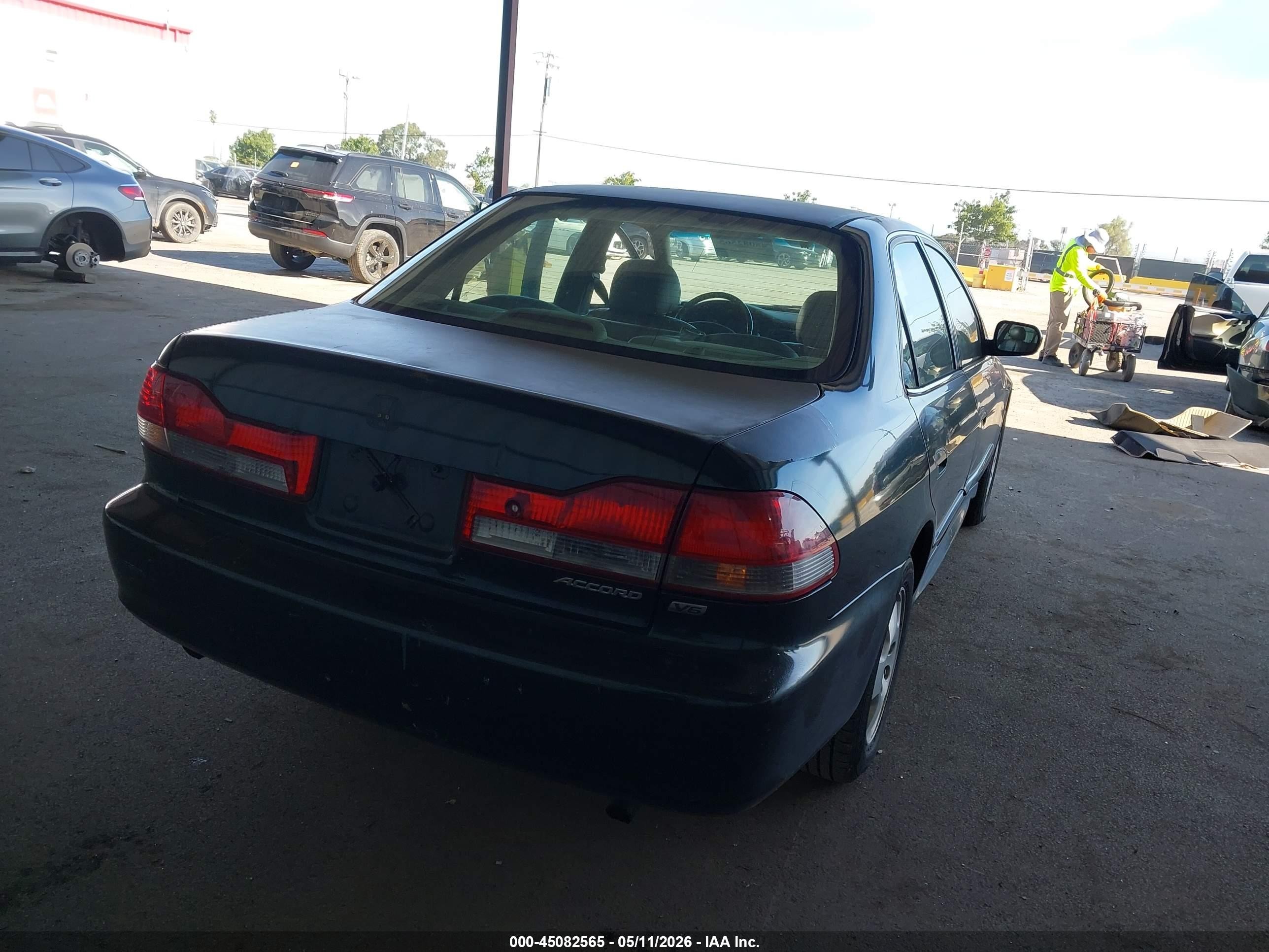 2001 Honda Accord 3.0 Ex Green vin: 1HGCG16591A045310