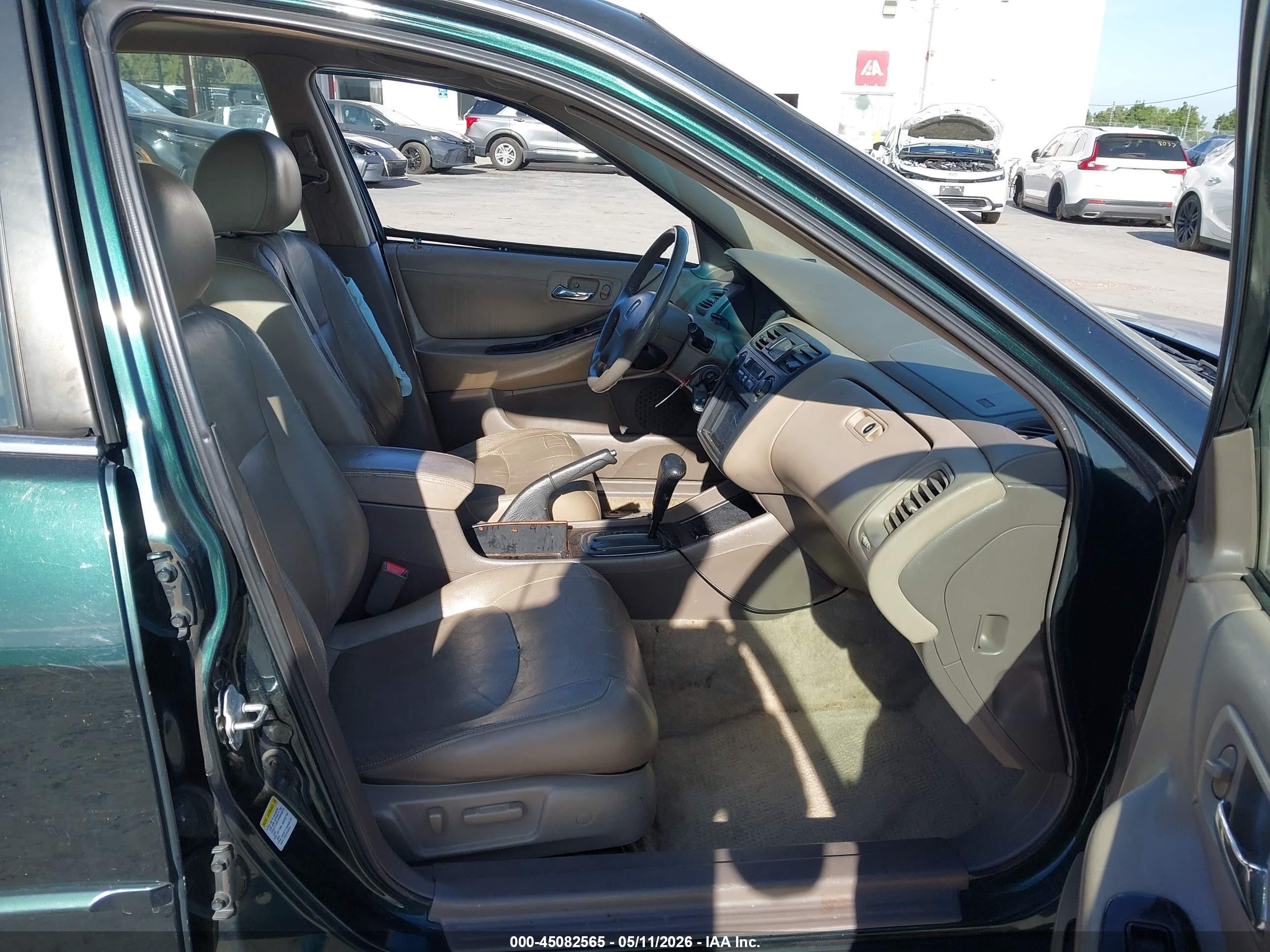 2001 Honda Accord 3.0 Ex Green vin: 1HGCG16591A045310