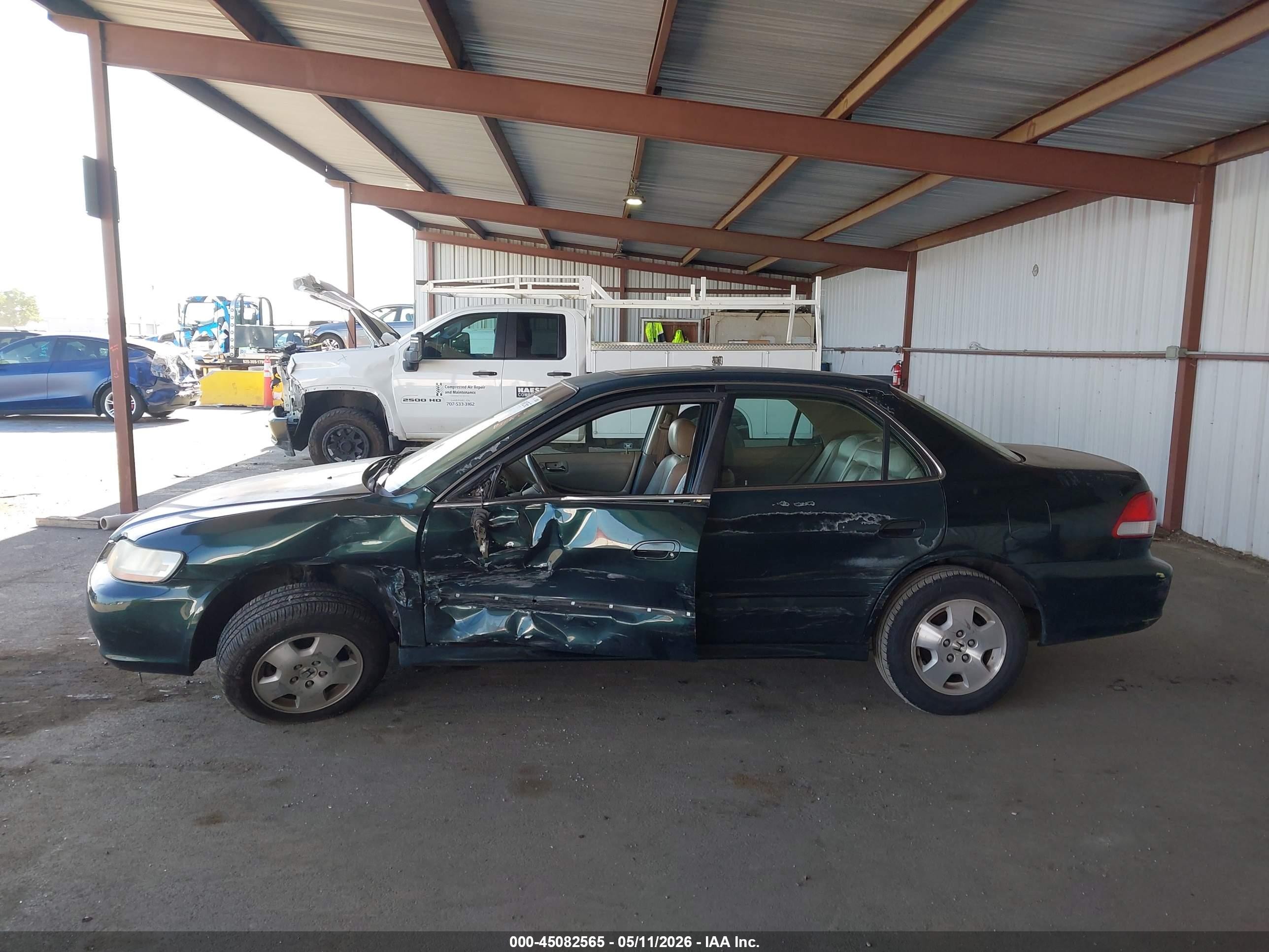 2001 Honda Accord 3.0 Ex Green vin: 1HGCG16591A045310