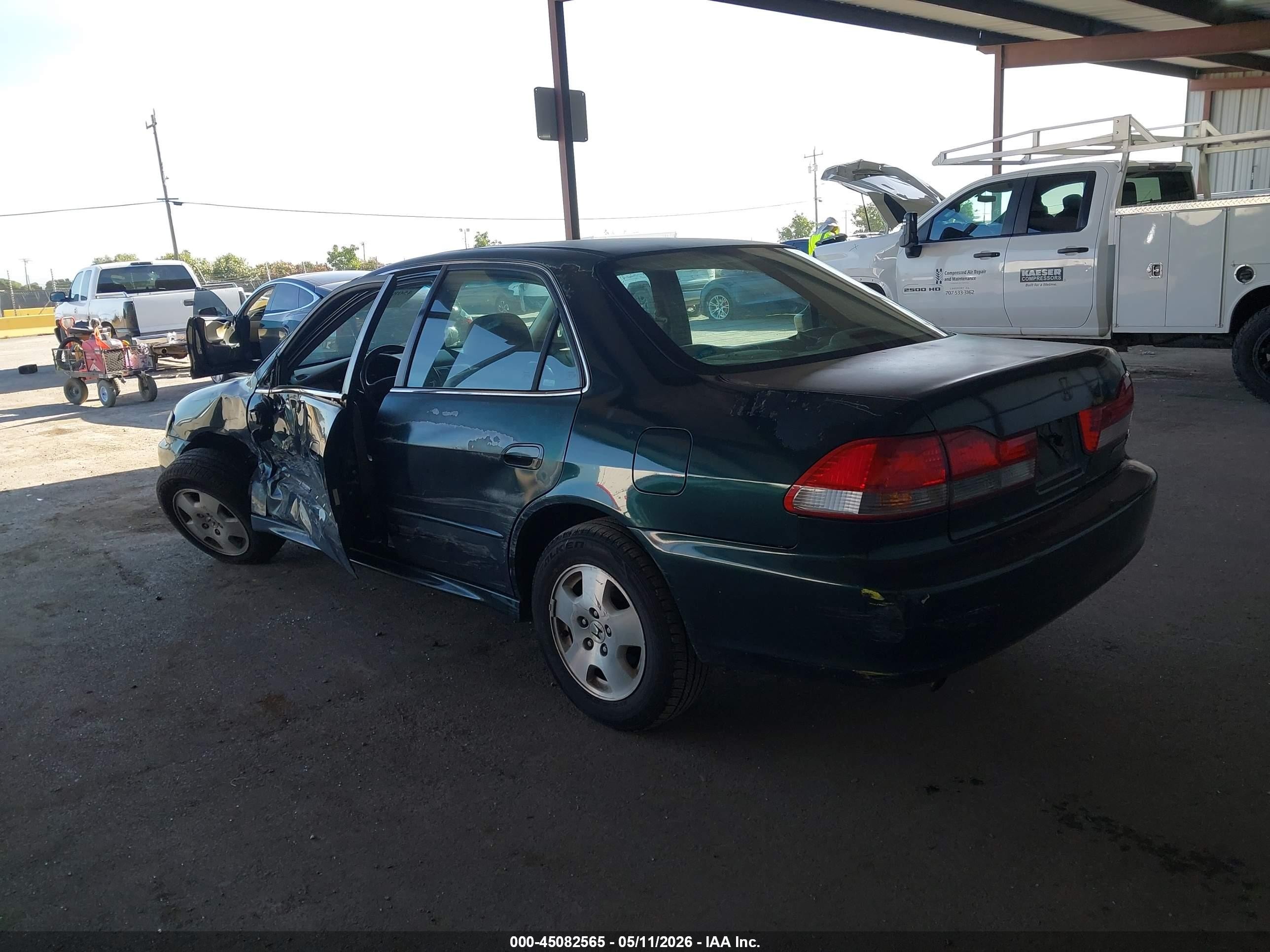 2001 Honda Accord 3.0 Ex Green vin: 1HGCG16591A045310