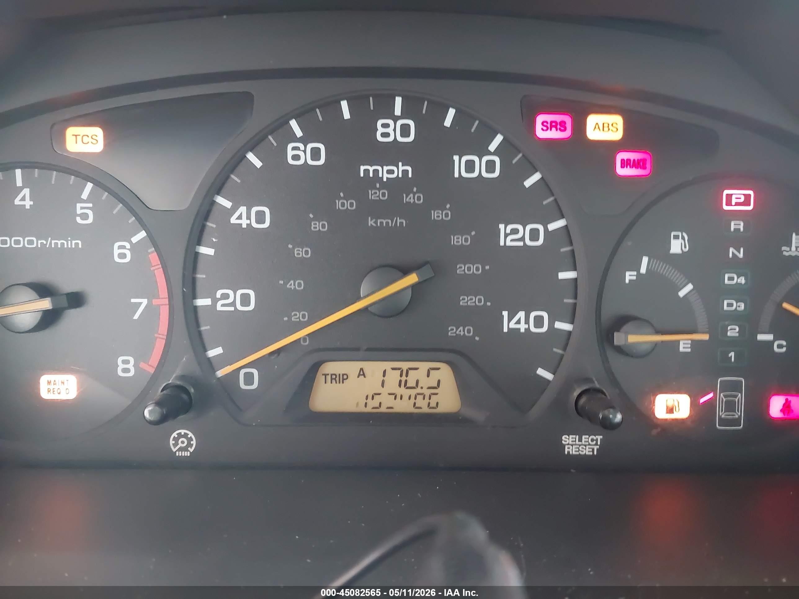 2001 Honda Accord 3.0 Ex Green vin: 1HGCG16591A045310