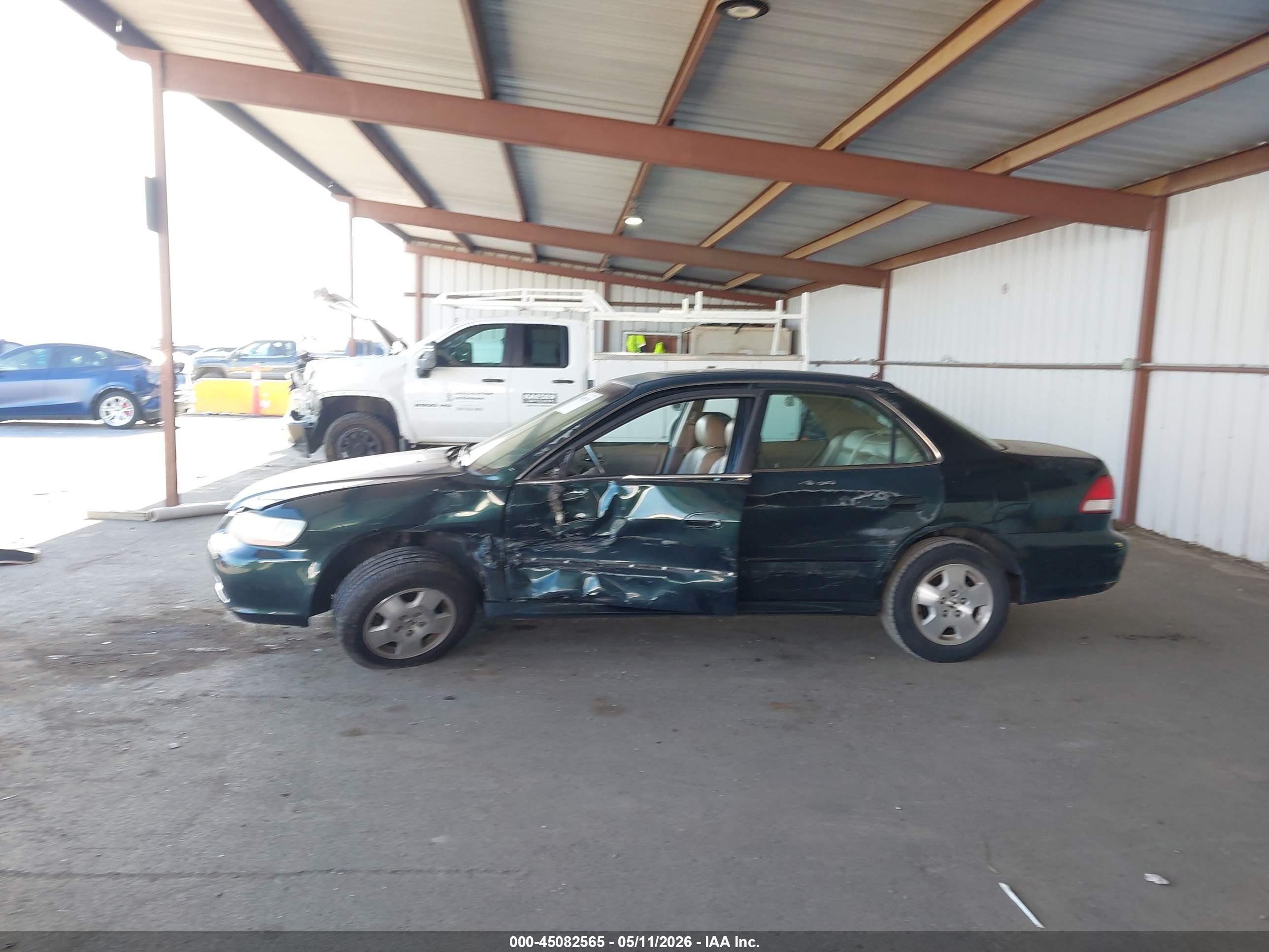 2001 Honda Accord 3.0 Ex Green vin: 1HGCG16591A045310