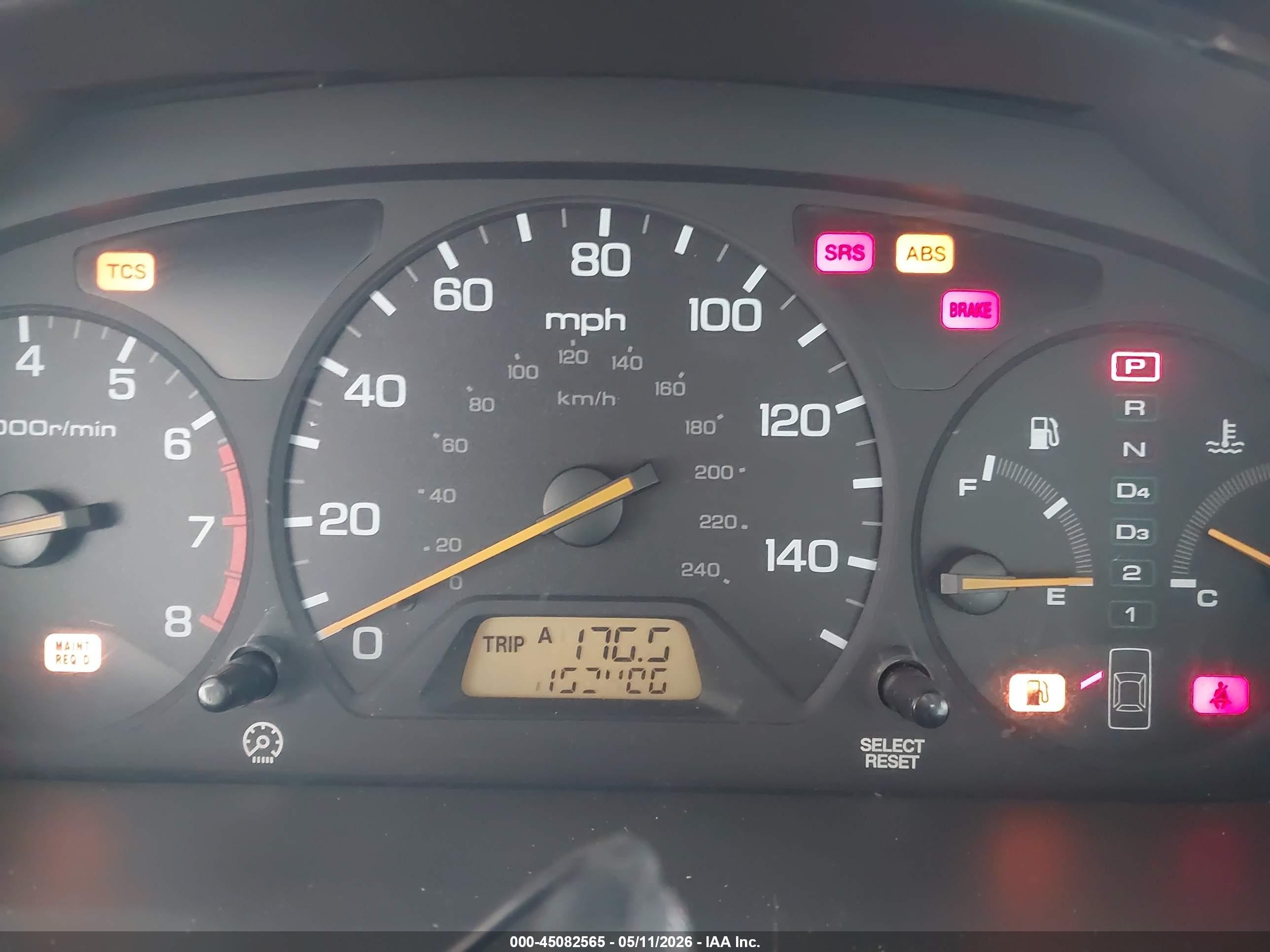 2001 Honda Accord 3.0 Ex Green vin: 1HGCG16591A045310