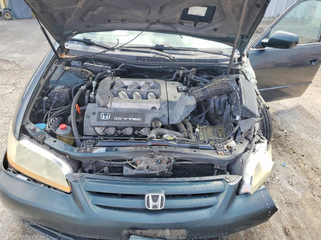 2001 Honda Accord Ex Gray vin: 1HGCG16591A055691
