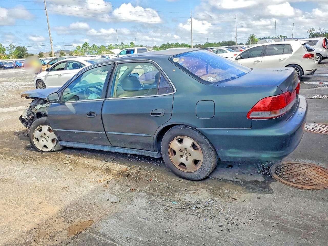 2001 Honda Accord Ex Gray vin: 1HGCG16591A055691
