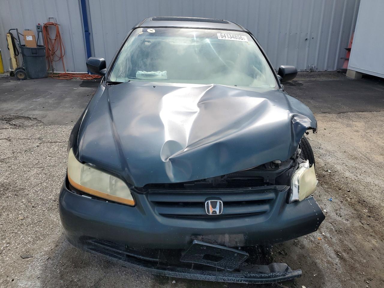 2001 Honda Accord Ex Gray vin: 1HGCG16591A055691