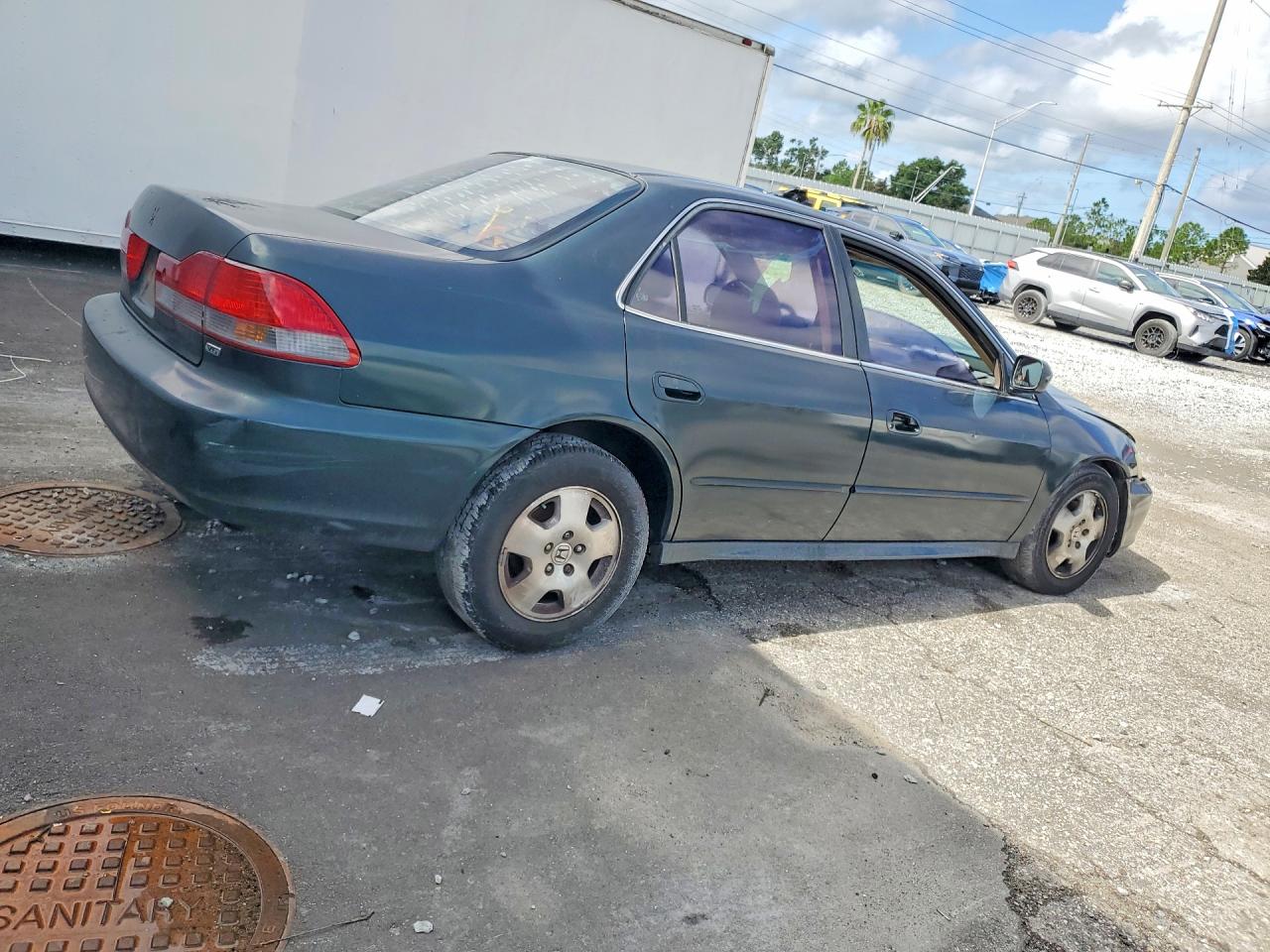 2001 Honda Accord Ex Gray vin: 1HGCG16591A055691