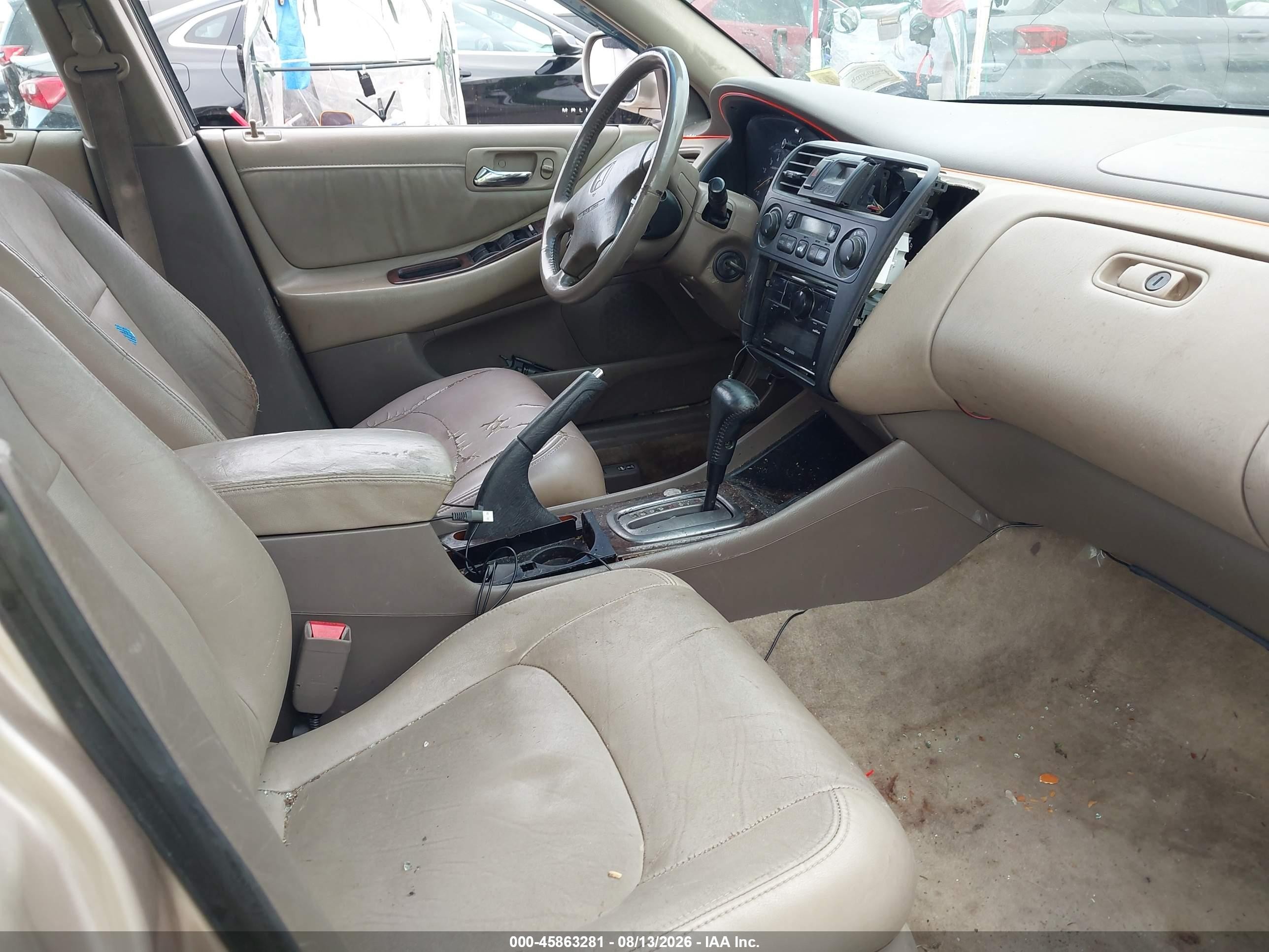 2001 Honda Accord 3.0 Ex Gold vin: 1HGCG16591A071910