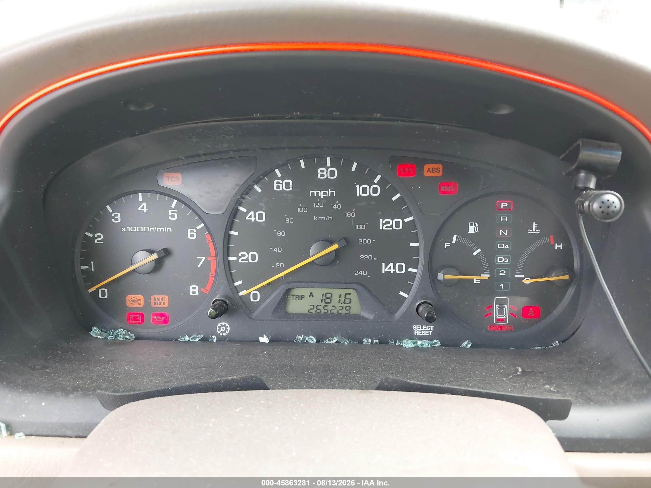 2001 Honda Accord 3.0 Ex Gold vin: 1HGCG16591A071910