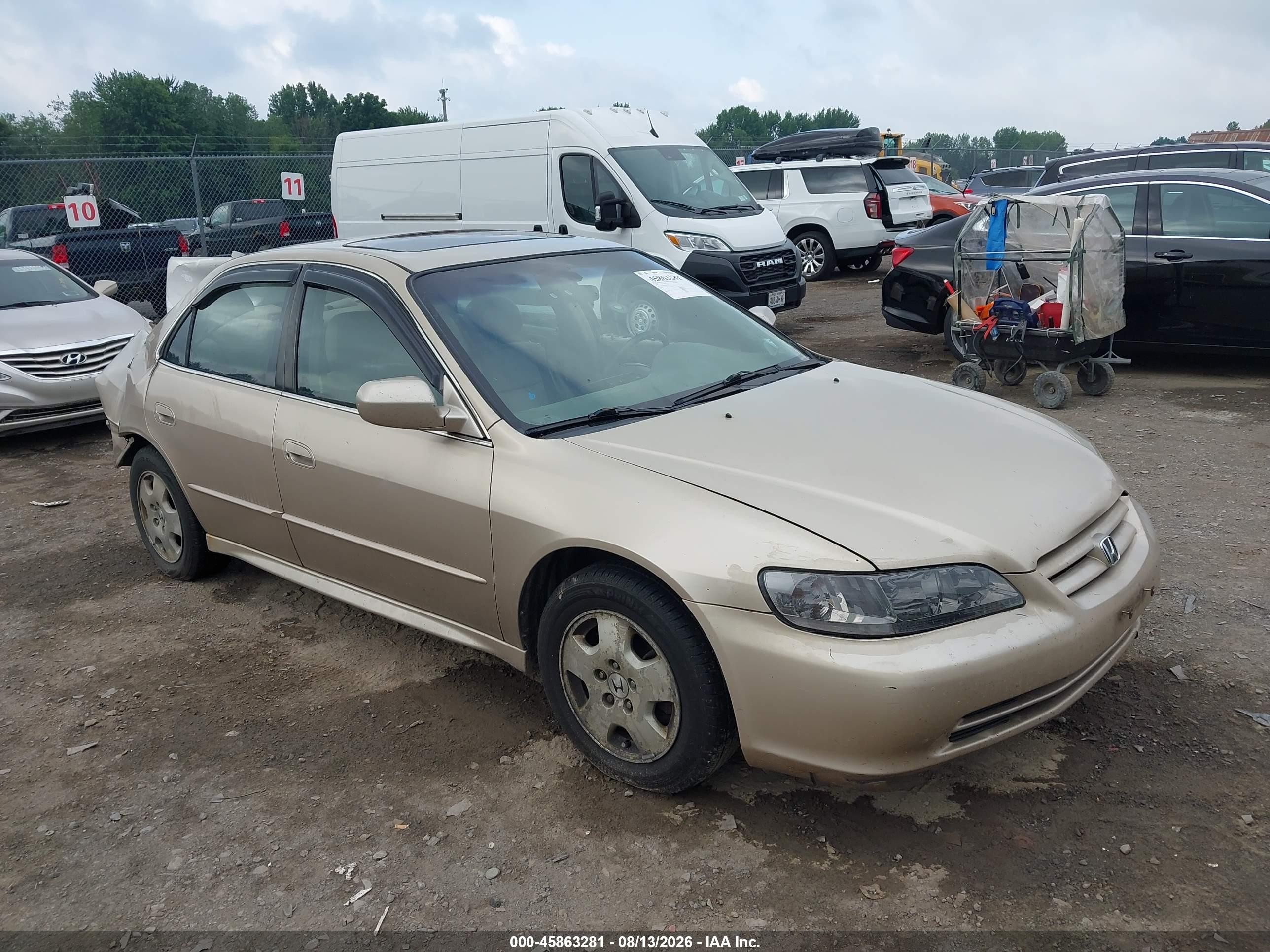 2001 Honda Accord 3.0 Ex Gold vin: 1HGCG16591A071910
