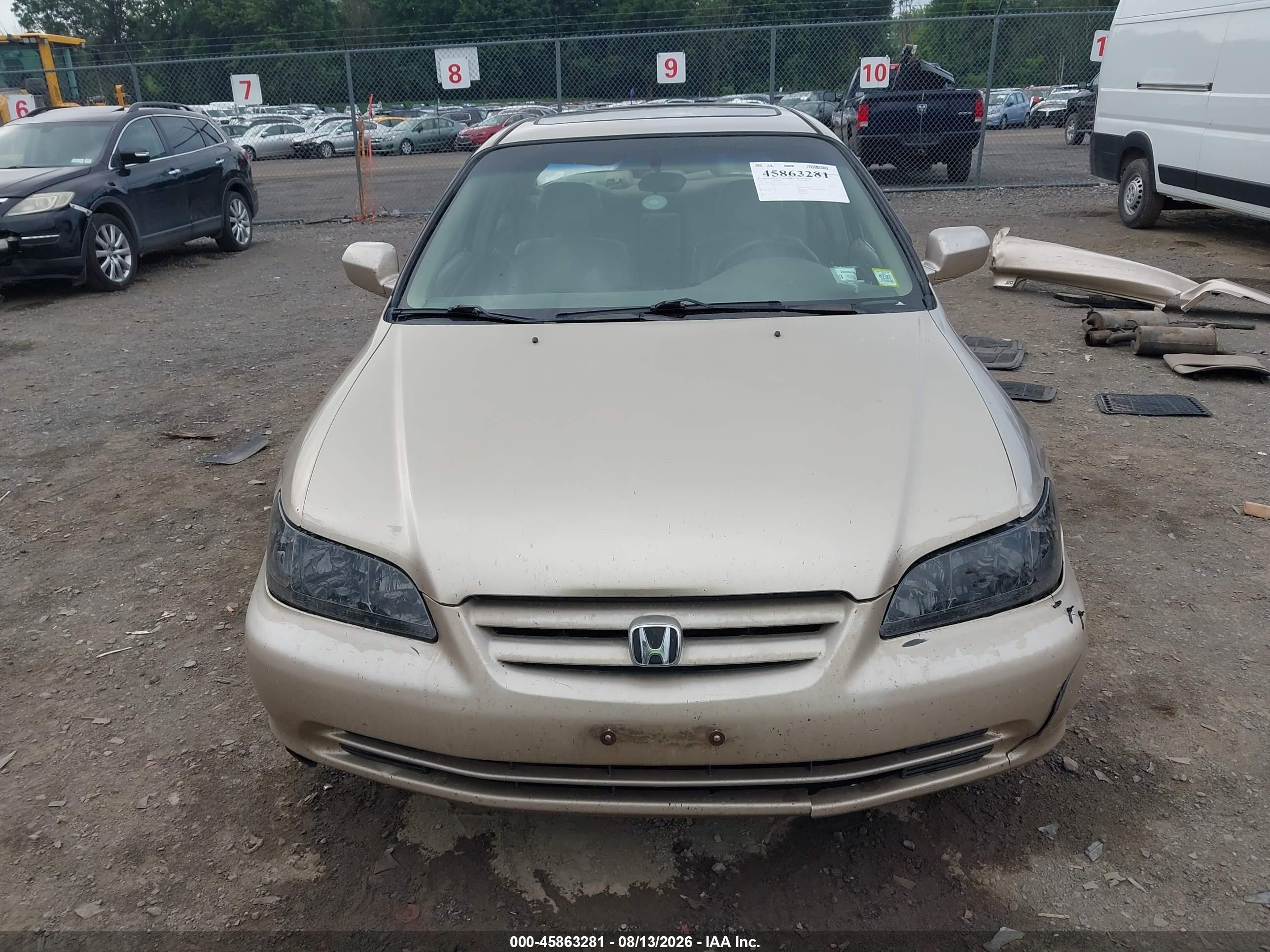 2001 Honda Accord 3.0 Ex Gold vin: 1HGCG16591A071910